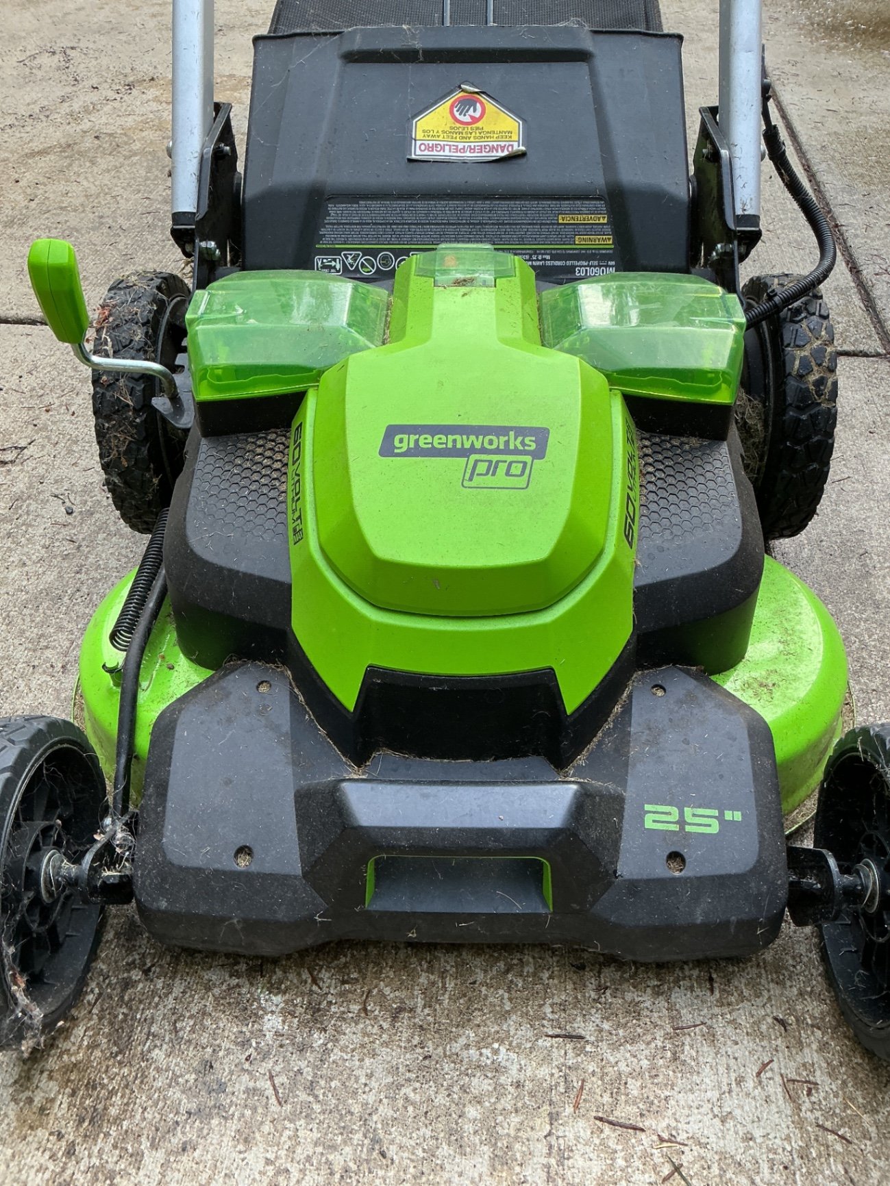 Greenworks Pro 60V Self-Propelled Lawn Mower with Dual Batteries and Charger - image 5 of 8