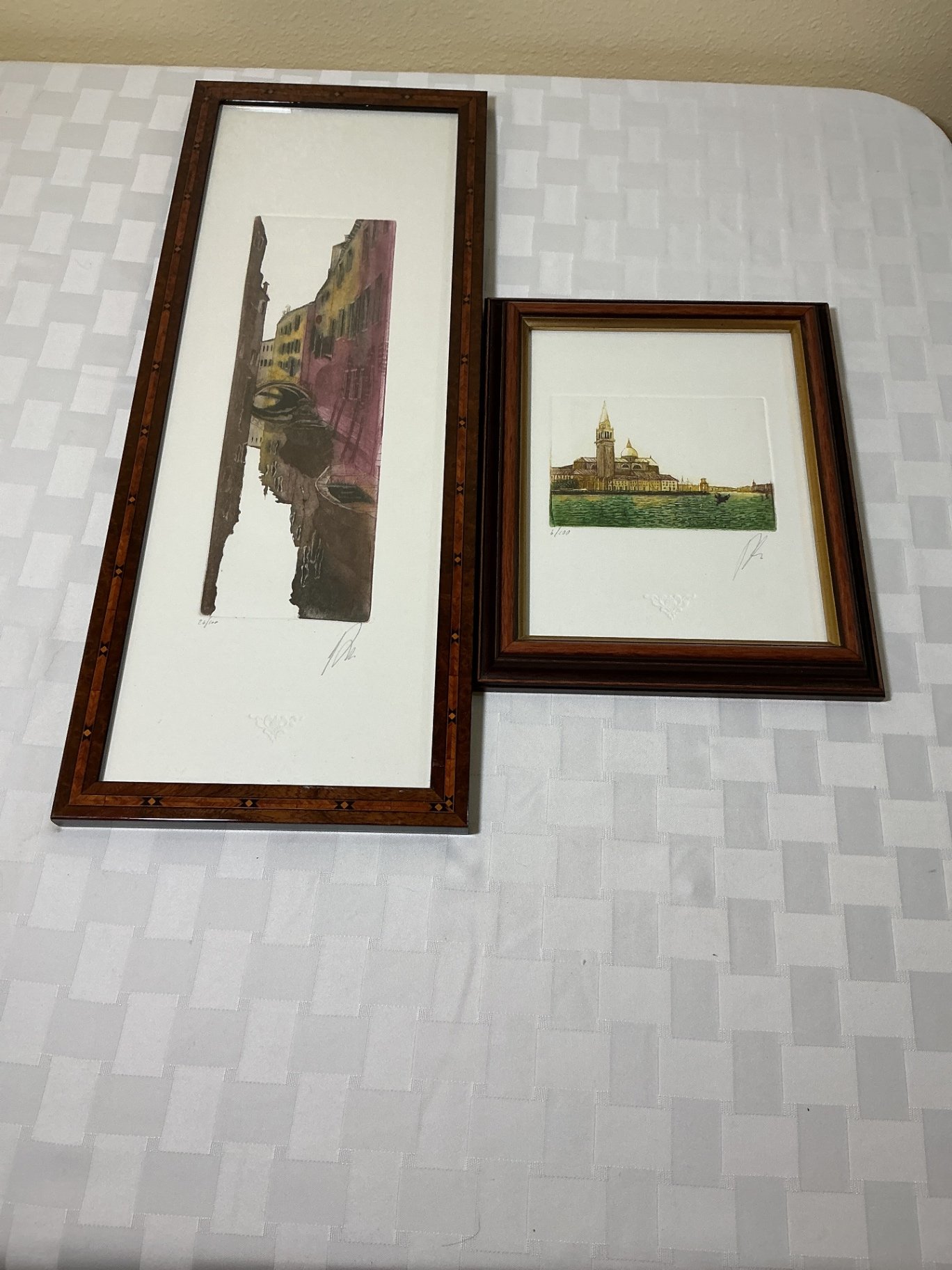 Framed print map of Venice and Original Artwork of Venice - image 4 of 12