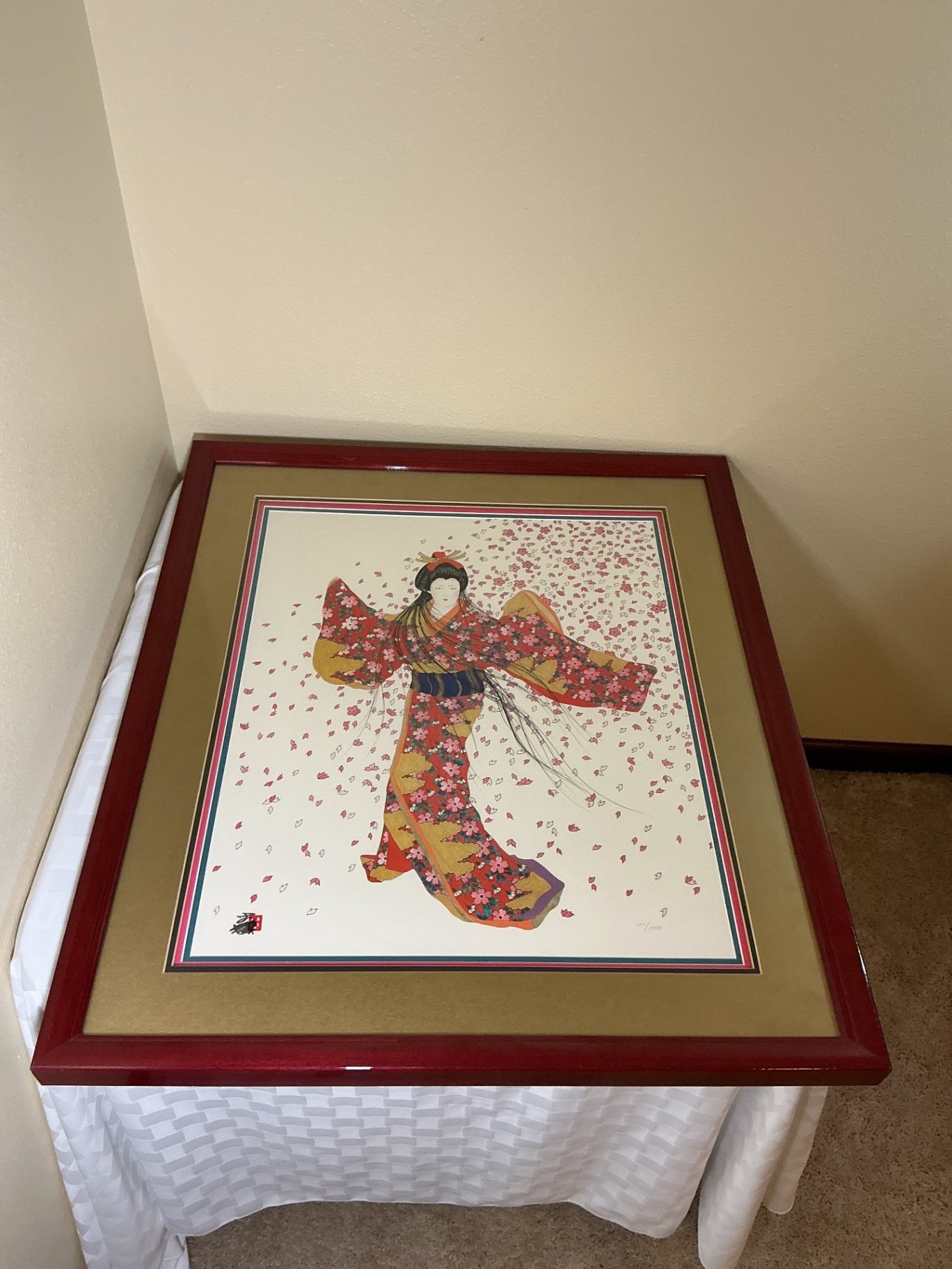 Framed Limited Edition Geisha and Traditional Figures Art Prints - image 4 of 8