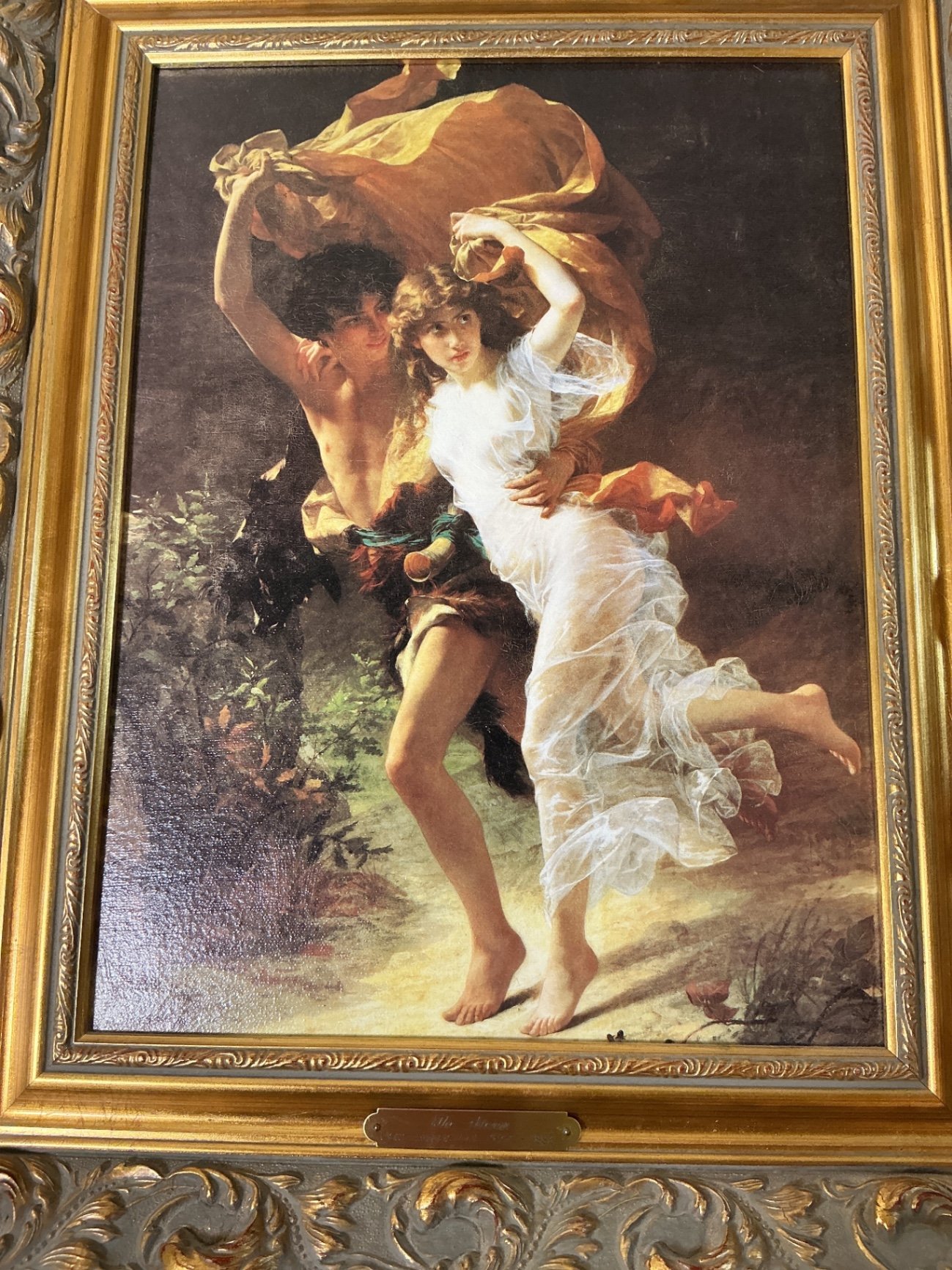 Framed print on canvas of The Storm and Photos of The David - image 2 of 3