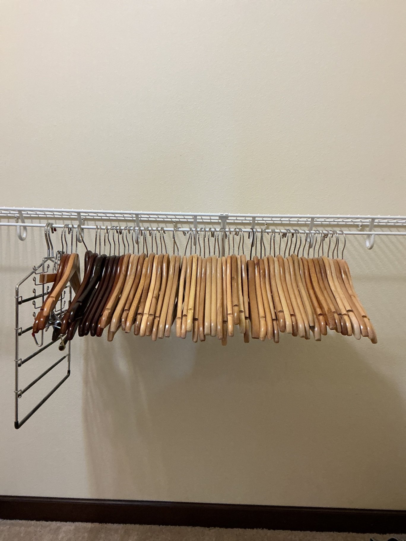 Over Fifty Wood Hangers  - image 1 of 4