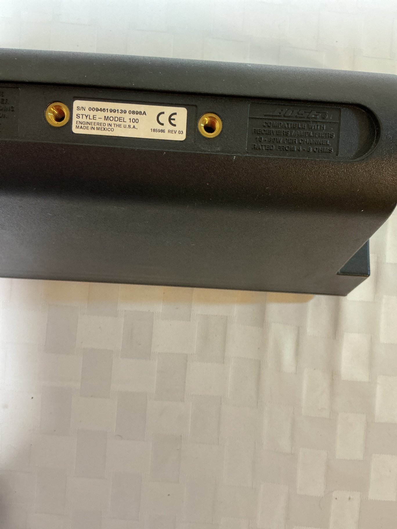 Technics turntable with Yamaha receiver, Bose speakers, and CD collection - image 4 of 8