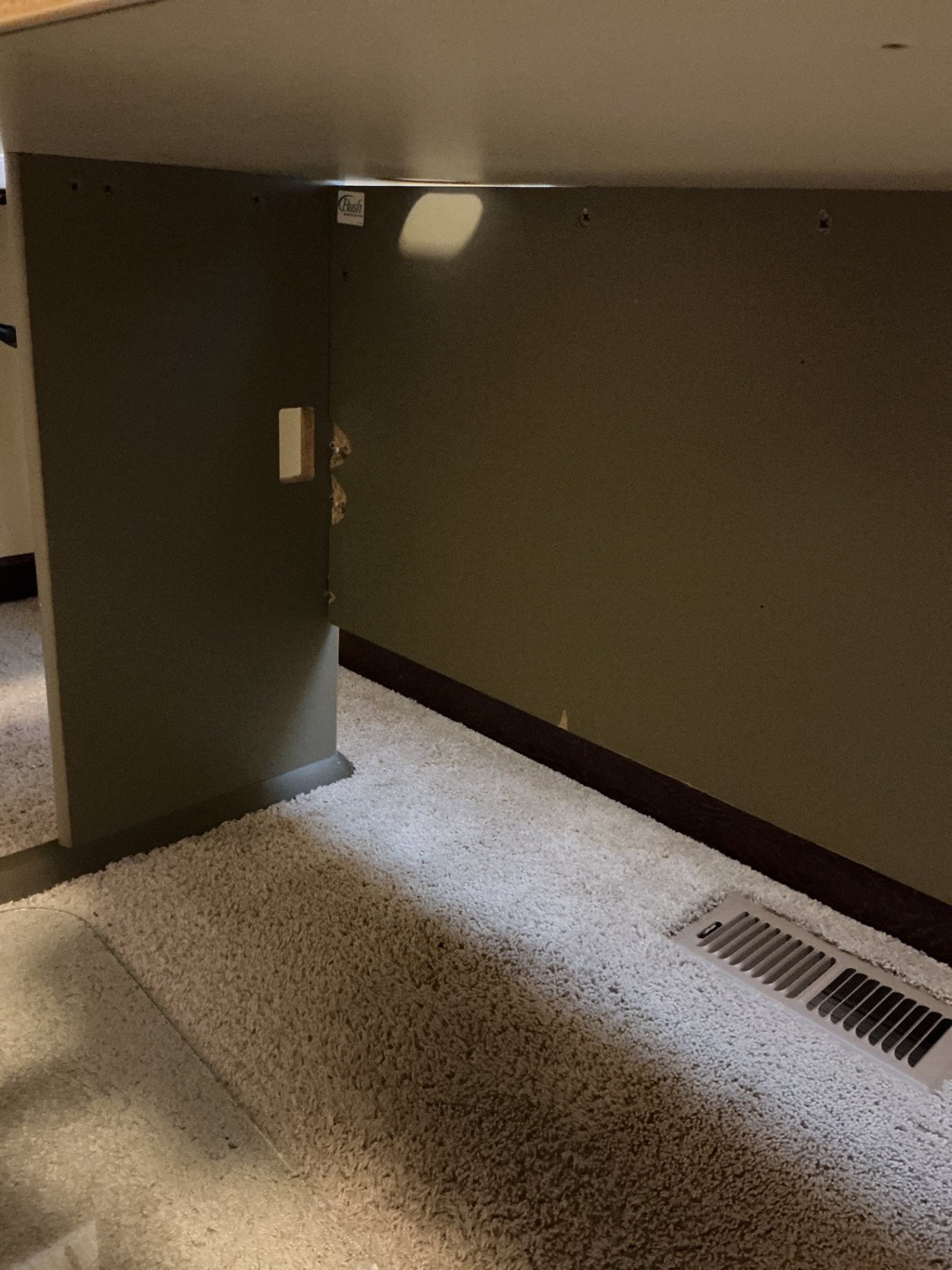 Office Desk Setup with Chair, File Organizers, Bag, and Table Magnifier - image 3 of 9