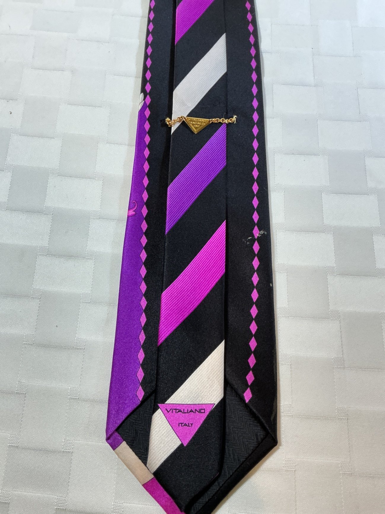 Men's Gray Wool Suit Jacket, Trousers and Ties - image 8 of 9