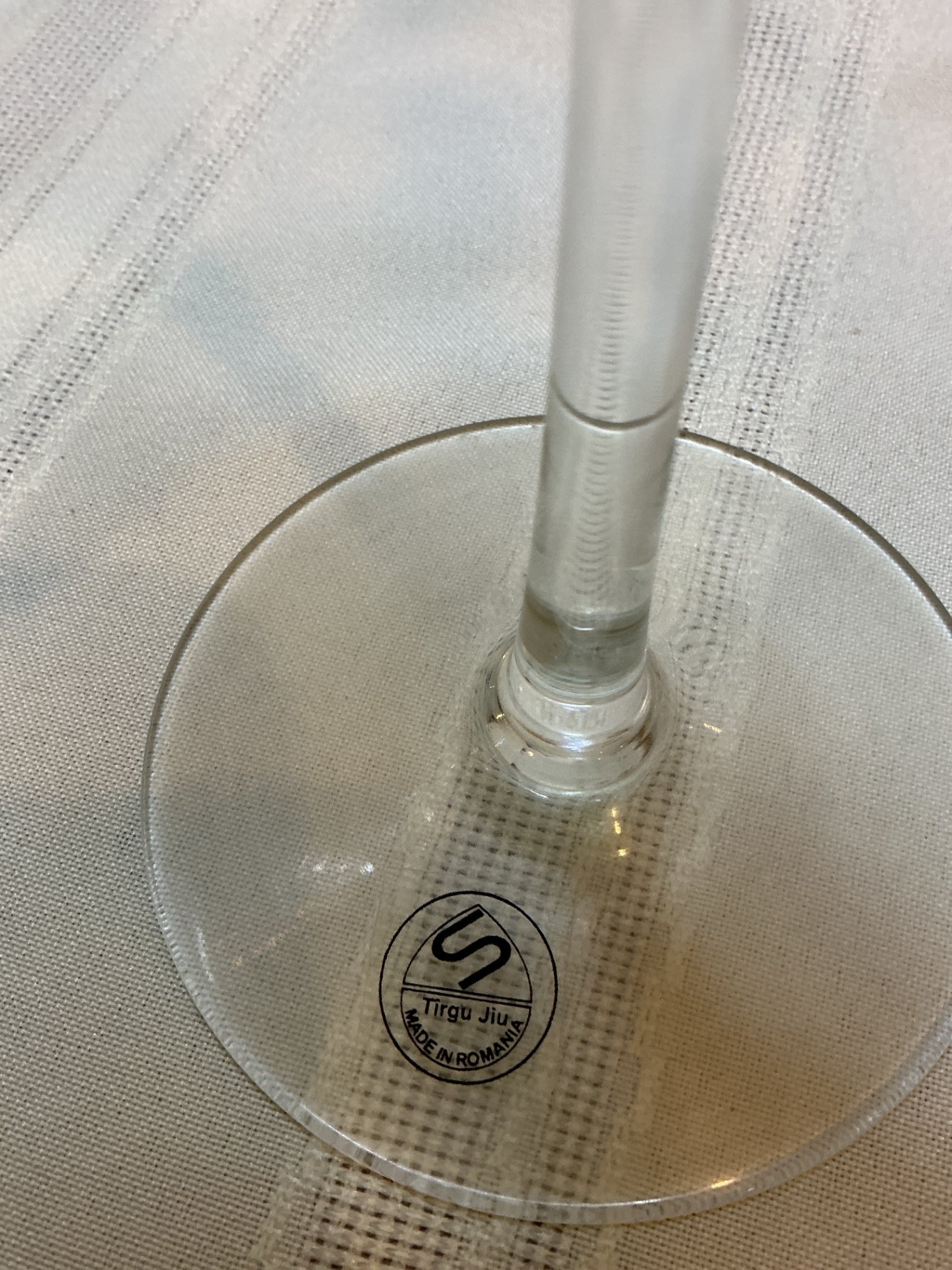 Hand-painted glassware collection with martini and champagne glasses - image 10 of 11