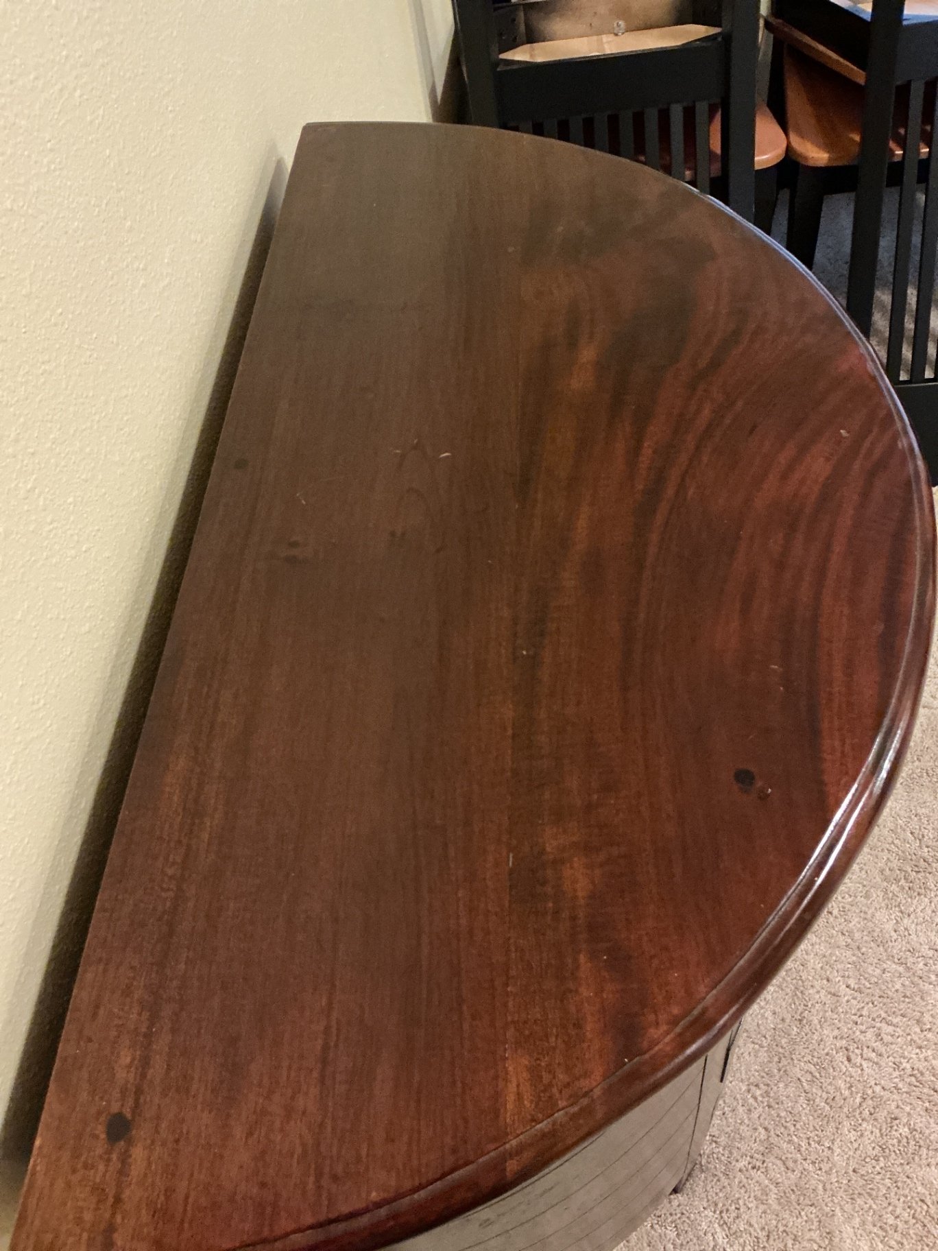 Bow-front Chest of Drawers - image 6 of 7