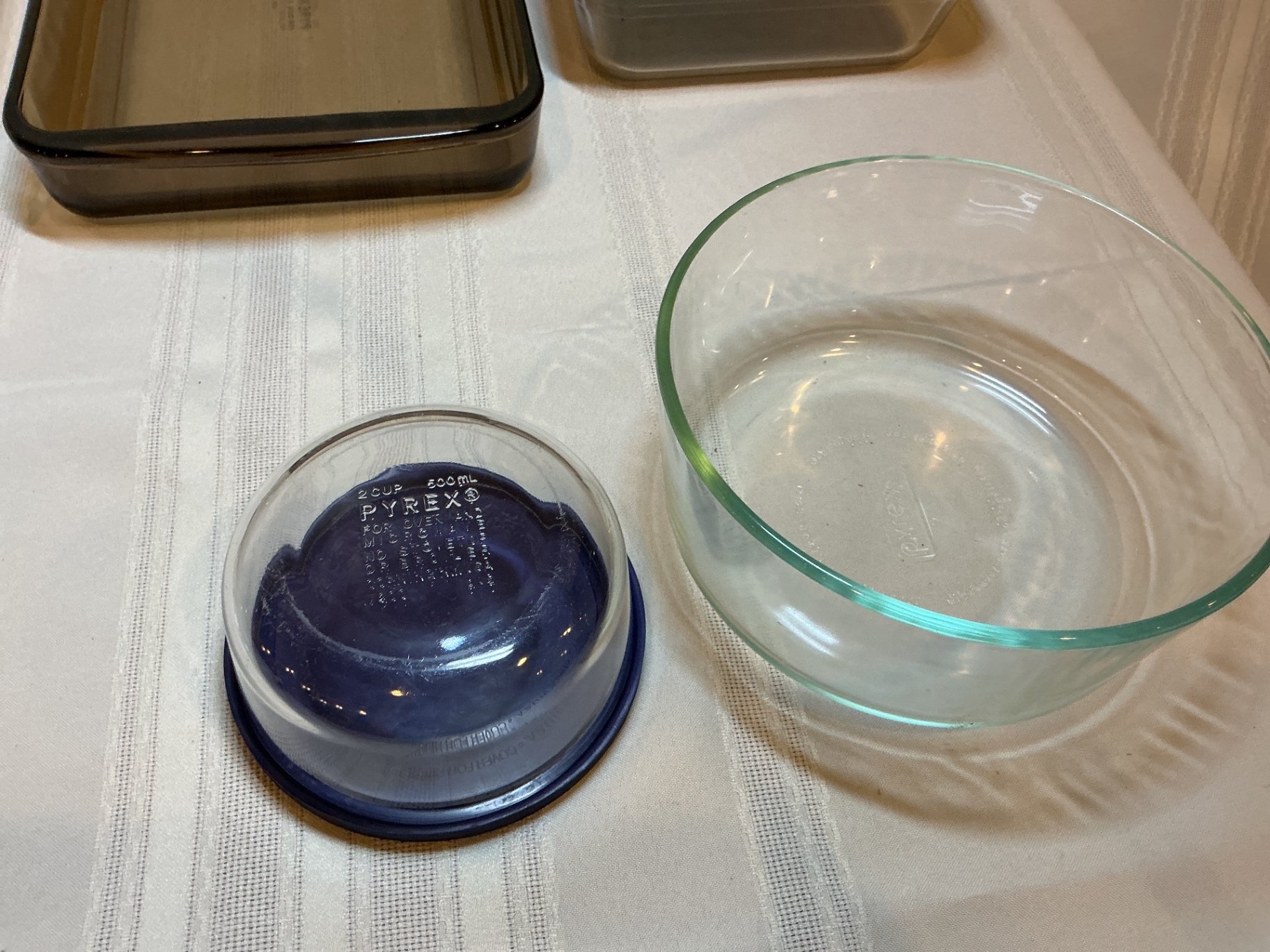Glass bakeware and containers set, Corningware, Pyrex - image 5 of 8