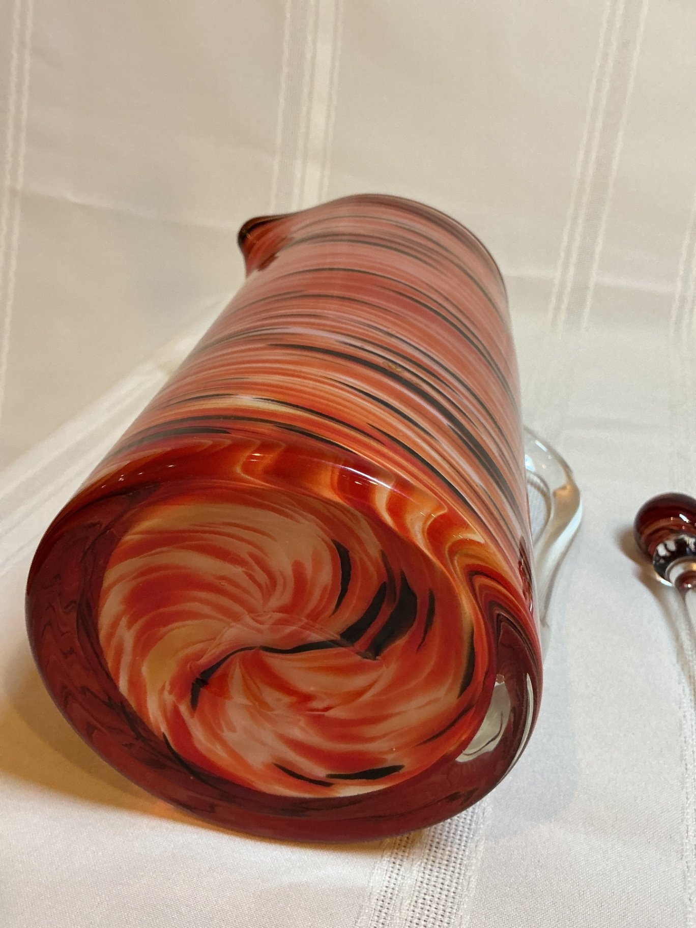 Colorful Glassware Set with Pitcher and Stemware - image 8 of 8