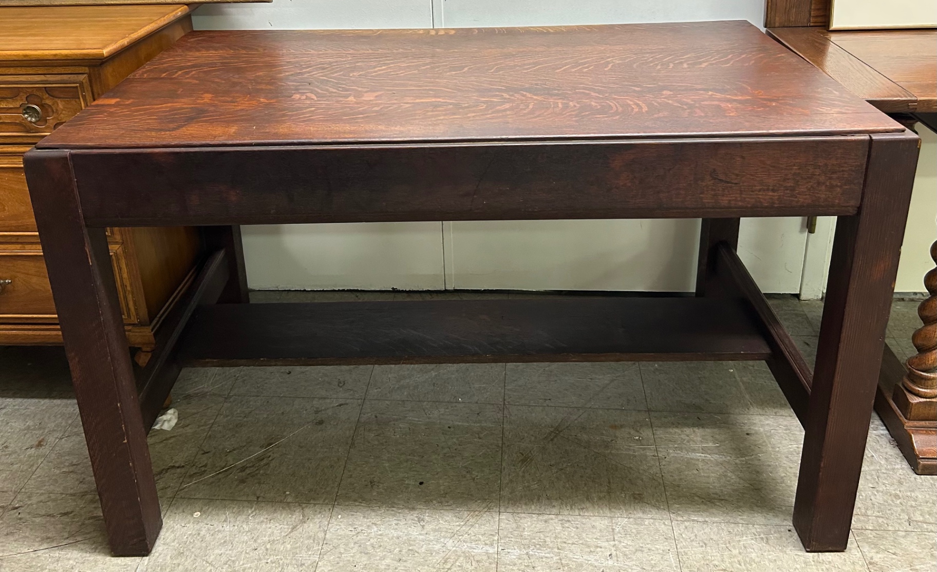  Mission Tiger Oak Desk by Knoxville Table & Chair - image 6 of 6