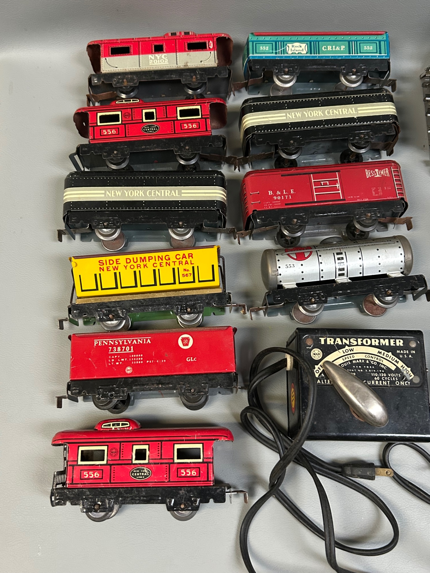 Vintage Marx Lithograph Tin Train Set  - image 2 of 5