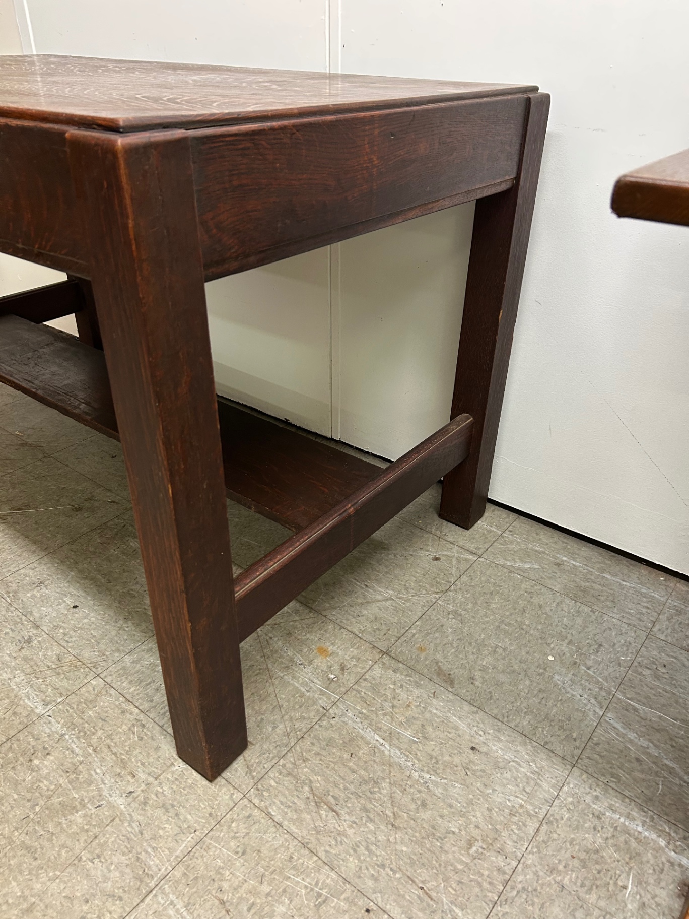  Mission Tiger Oak Desk by Knoxville Table & Chair - image 4 of 6