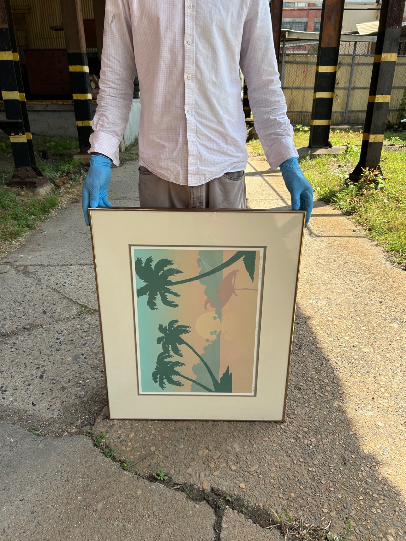 Signed Claudia Reese Serigraph "Almost Paradise" - image 2 of 5