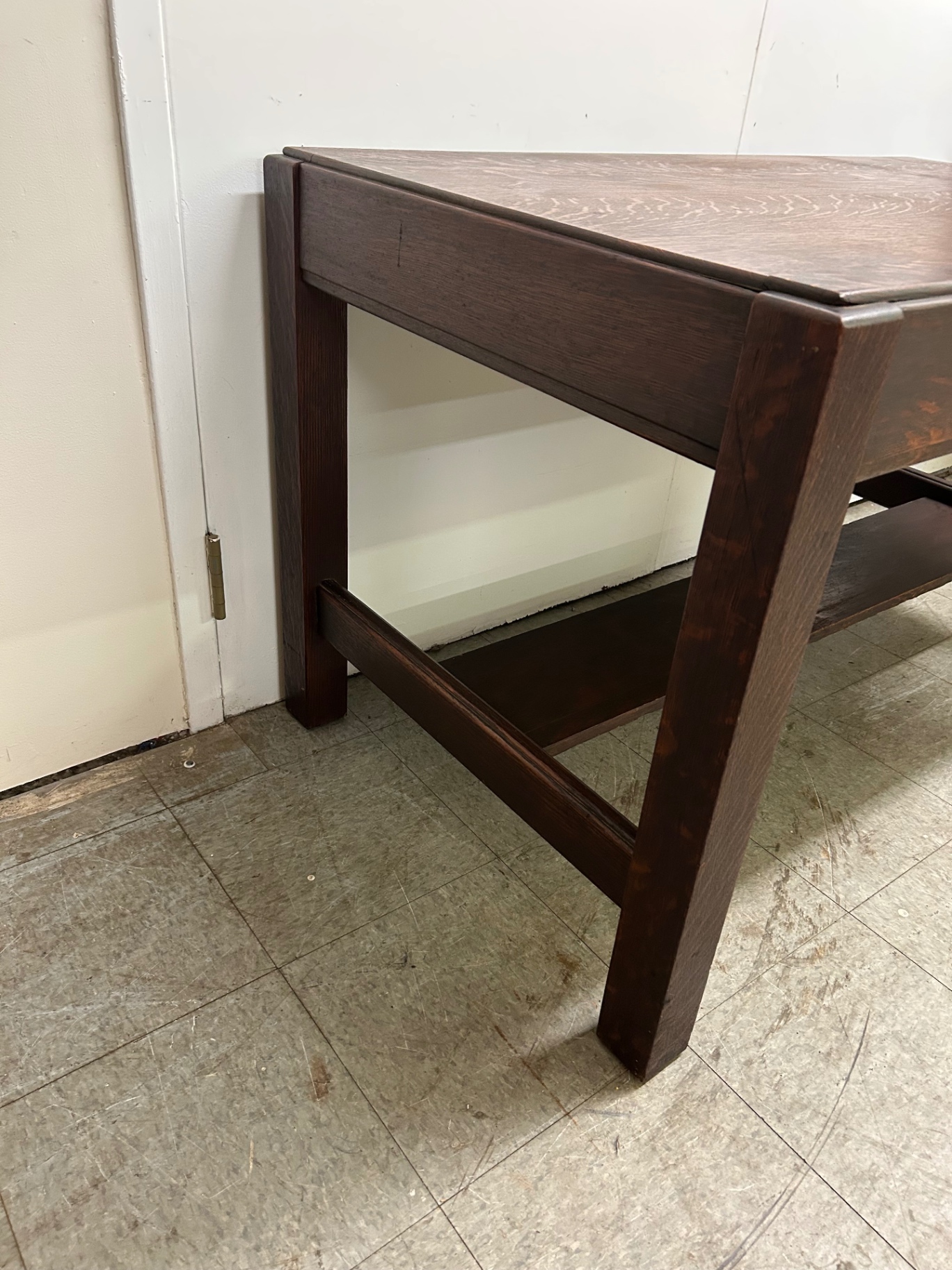  Mission Tiger Oak Desk by Knoxville Table & Chair - image 5 of 6