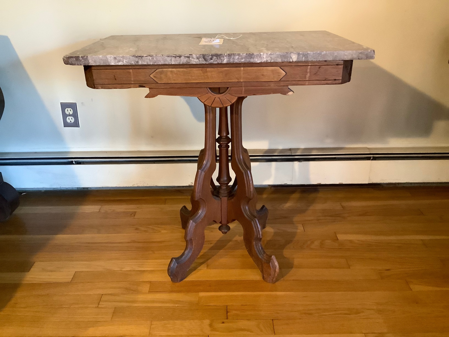 Antique Marble Side / Occasional Table - image 1 of 9
