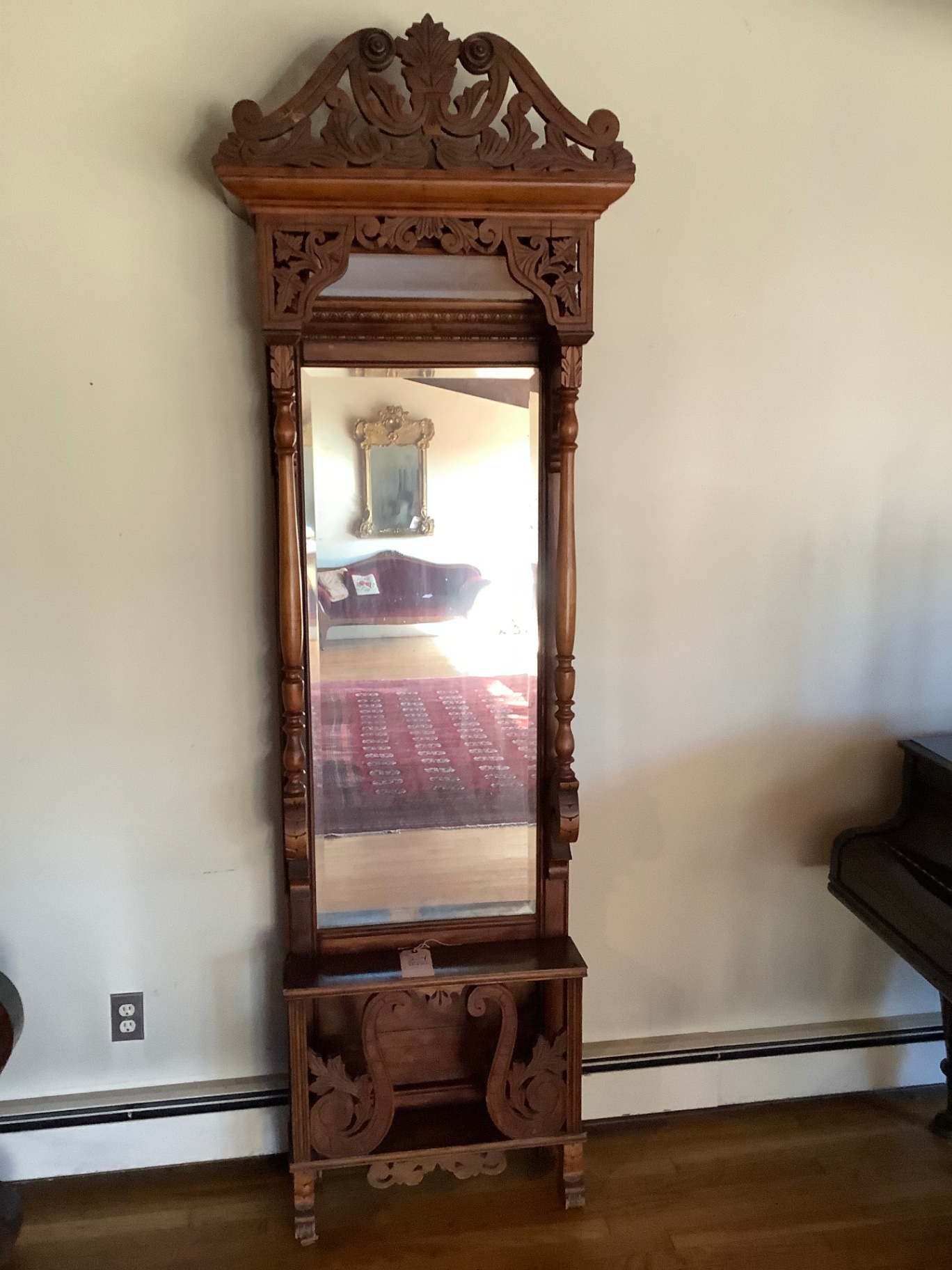 Antique Decorative Hall Mirror - image 1 of 7