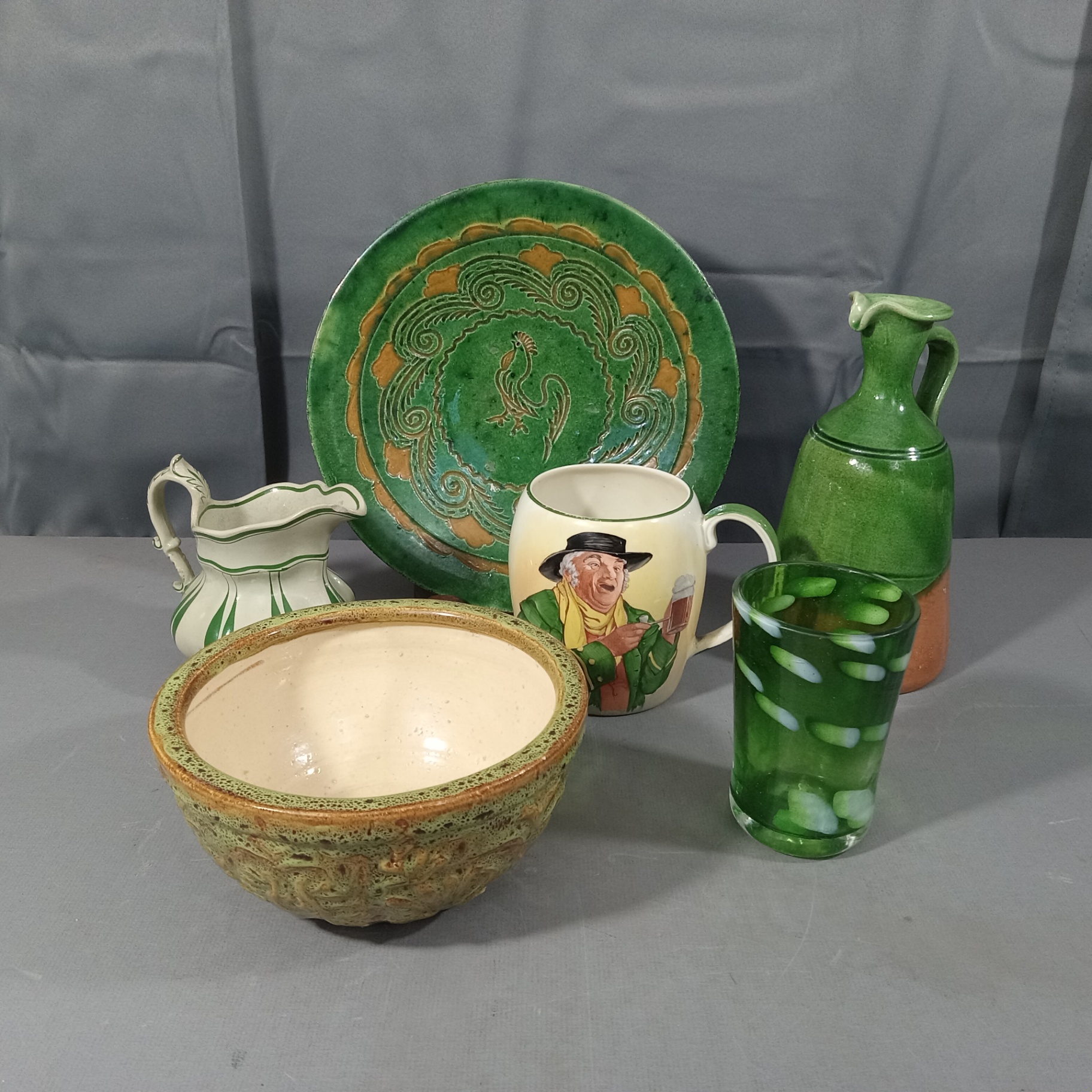 Green Ceramic & Glass Decor - image 1 of 20