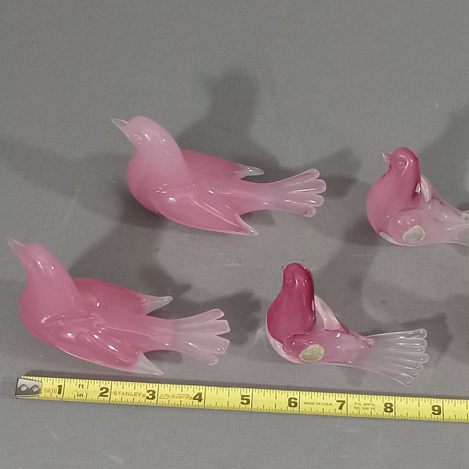 Vintage Murano Pink Glass Birds - image 9 of 9