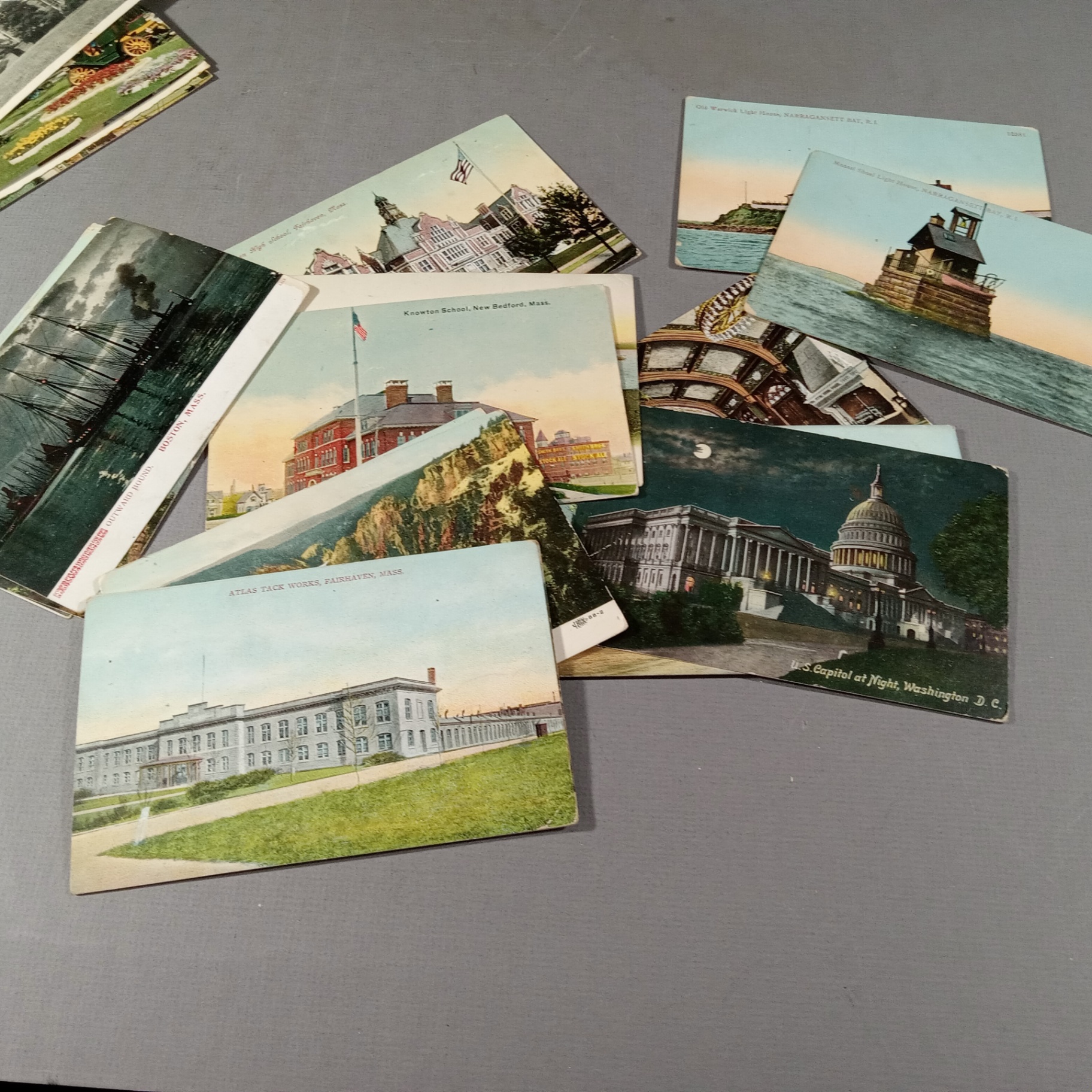 Vintage Postcards & Uneeda Biscuit Tin - image 8 of 18