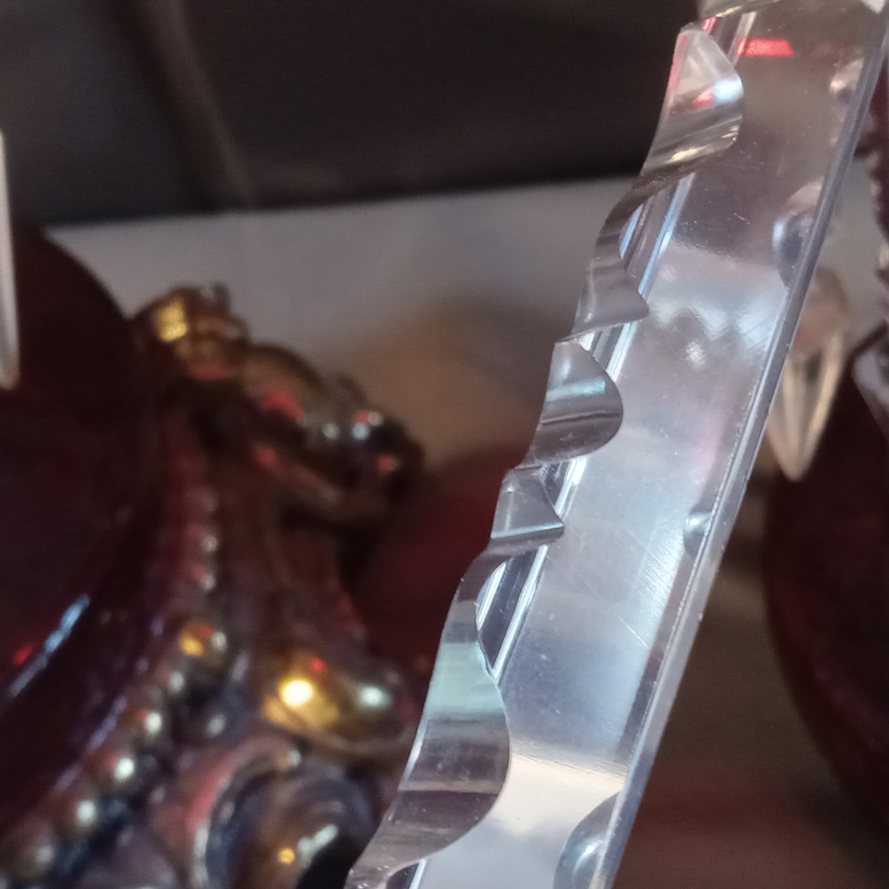 Antique Red & Pink Glass Lustres - image 15 of 19