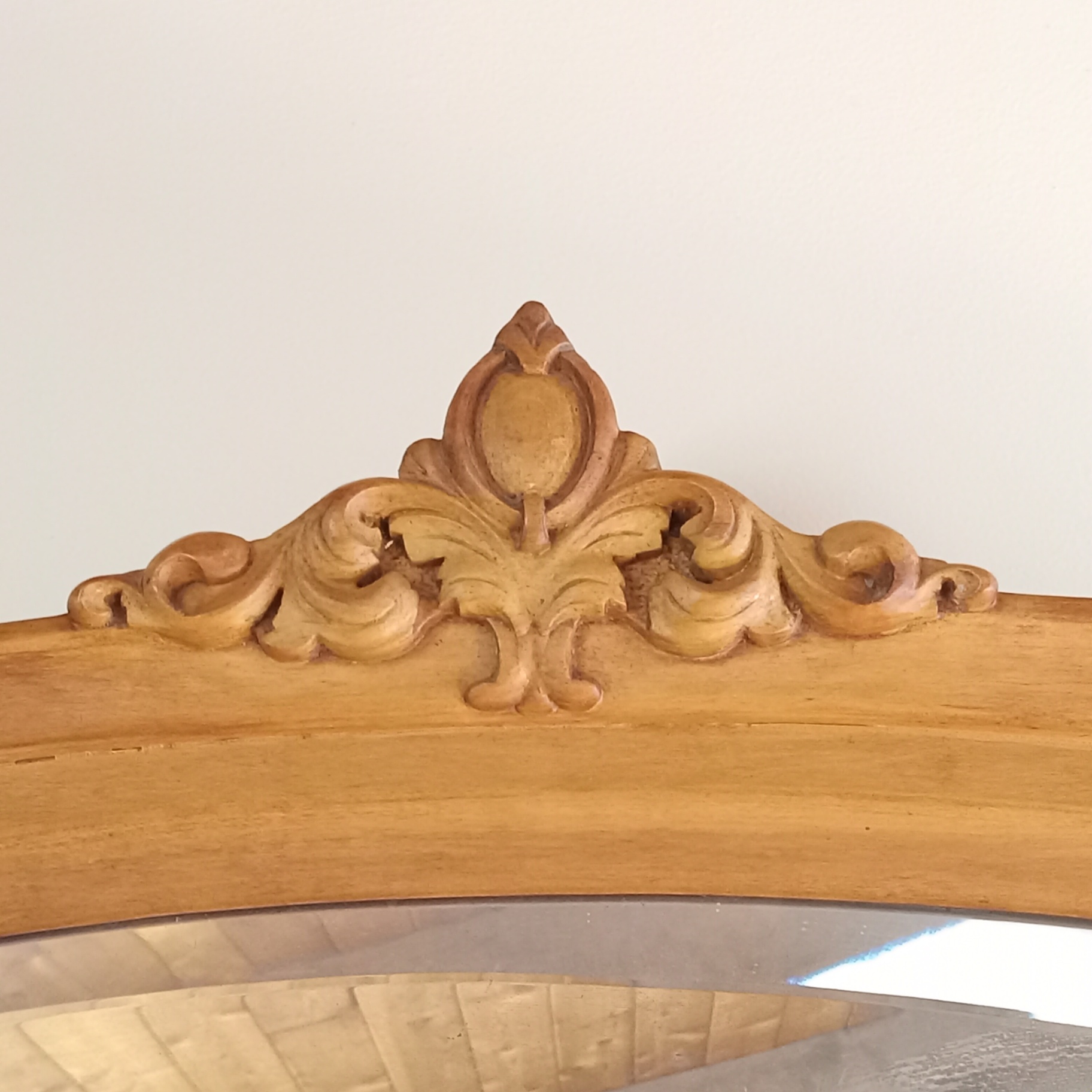Antique Bird's Eye Maple Vanity w/Mirror & Bench - image 12 of 35