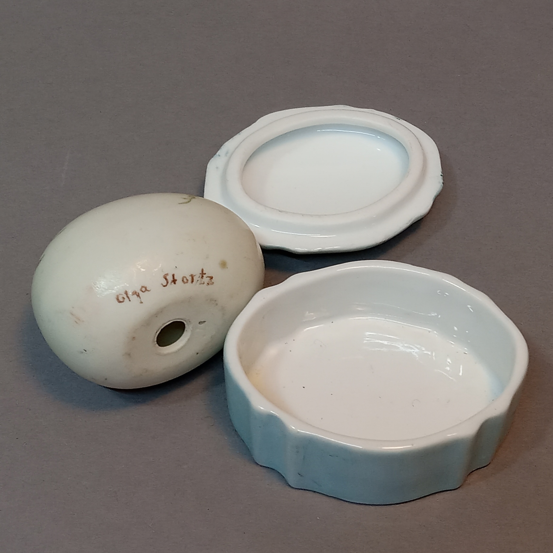 Mid-Century Hand Painted Vanity Ceramics - image 12 of 15