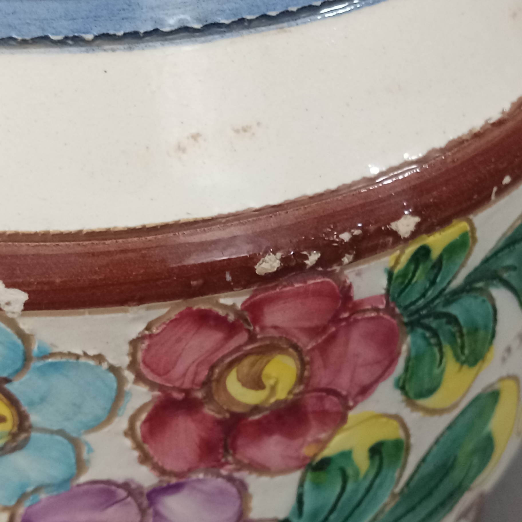 Floral Handpainted Pottery - image 14 of 14
