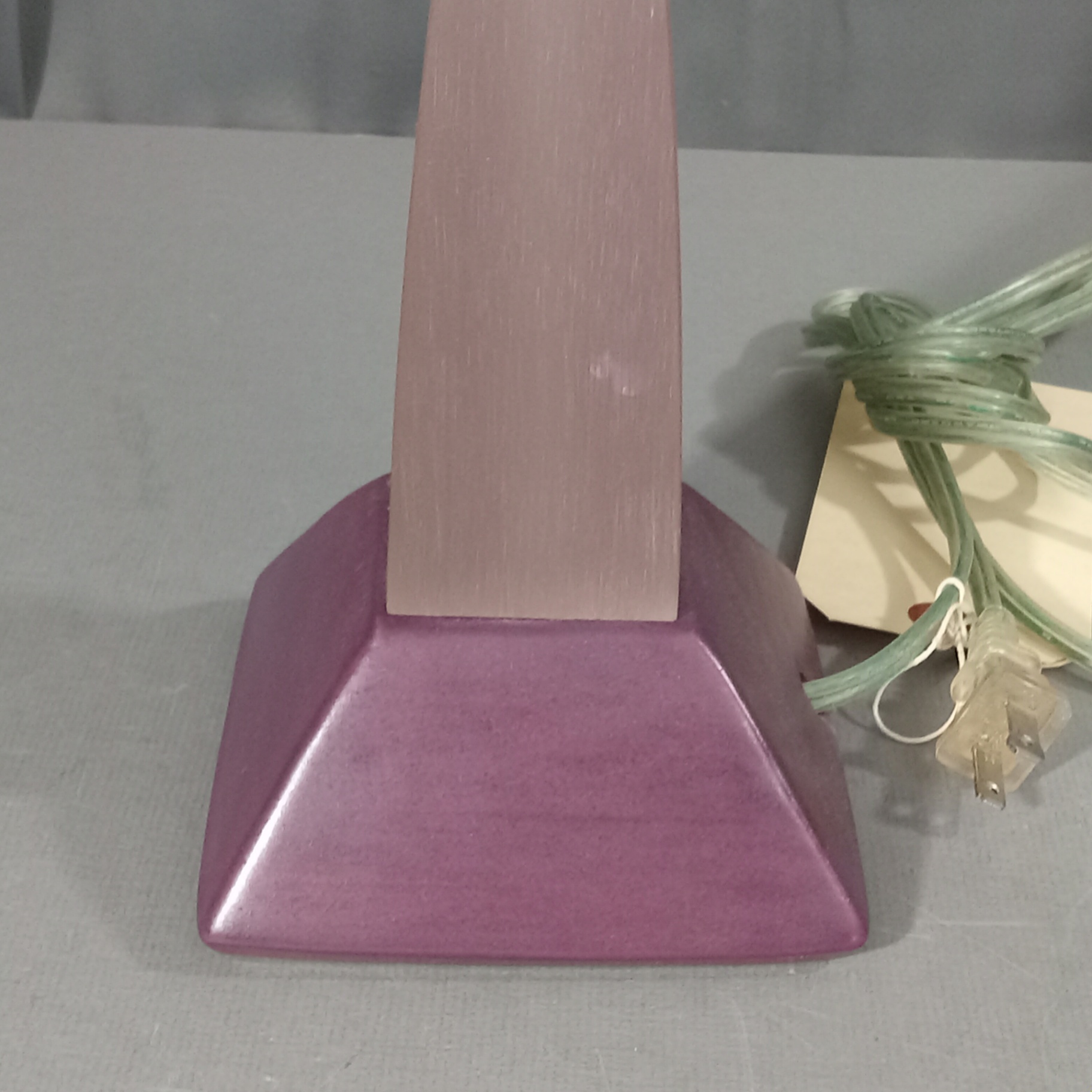 Gradient Pink Art Table Lamp - image 2 of 9