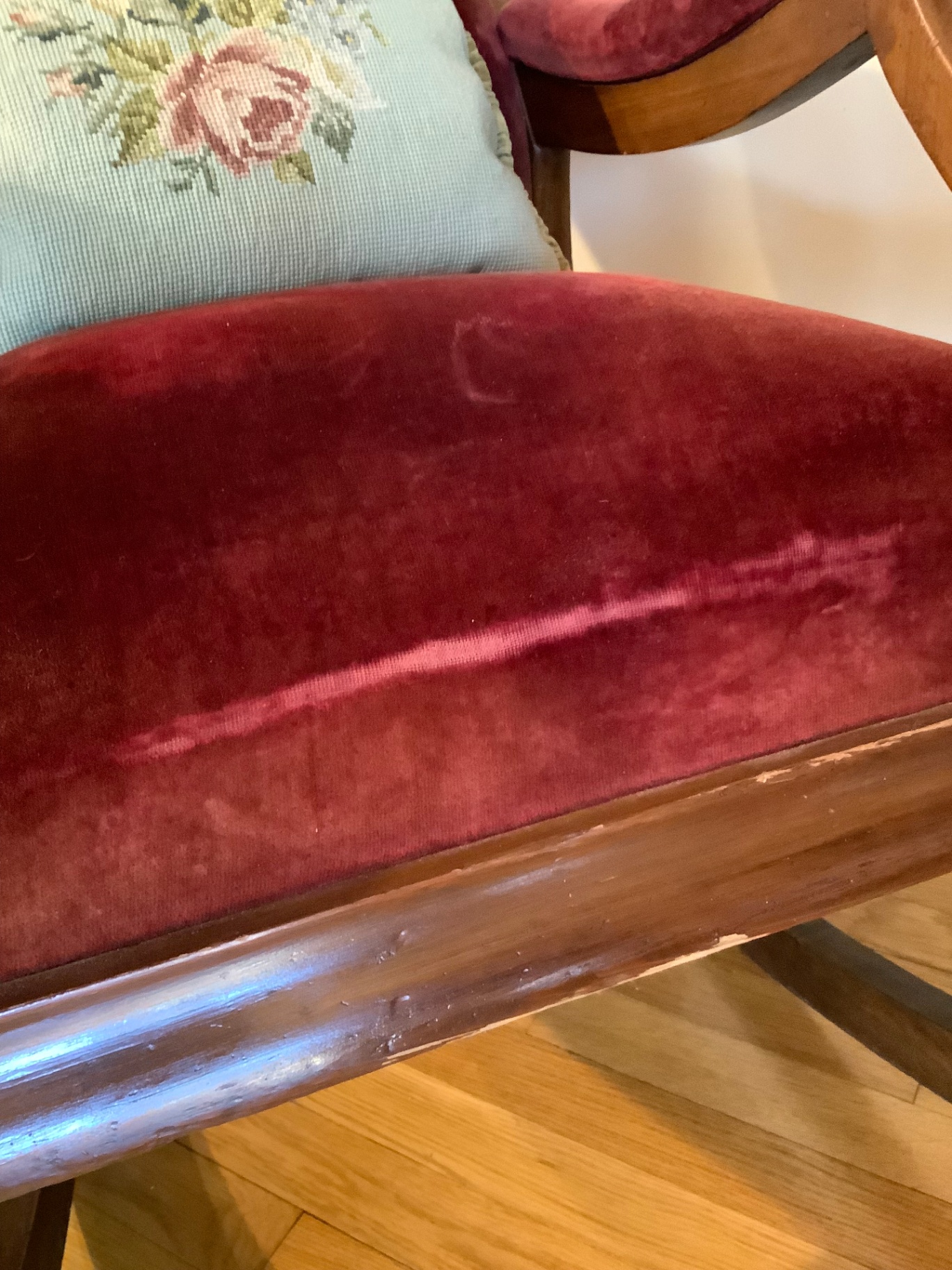 Antique Goose Neck Rocking Chair - image 2 of 6
