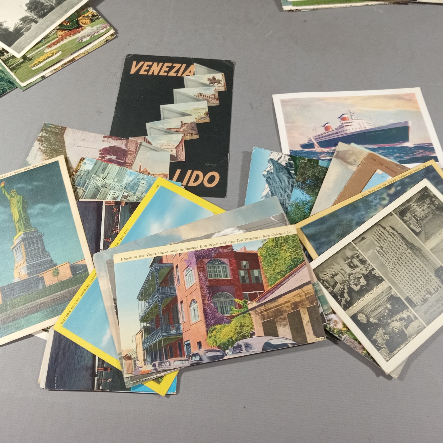 Vintage Postcards & Uneeda Biscuit Tin - image 2 of 18