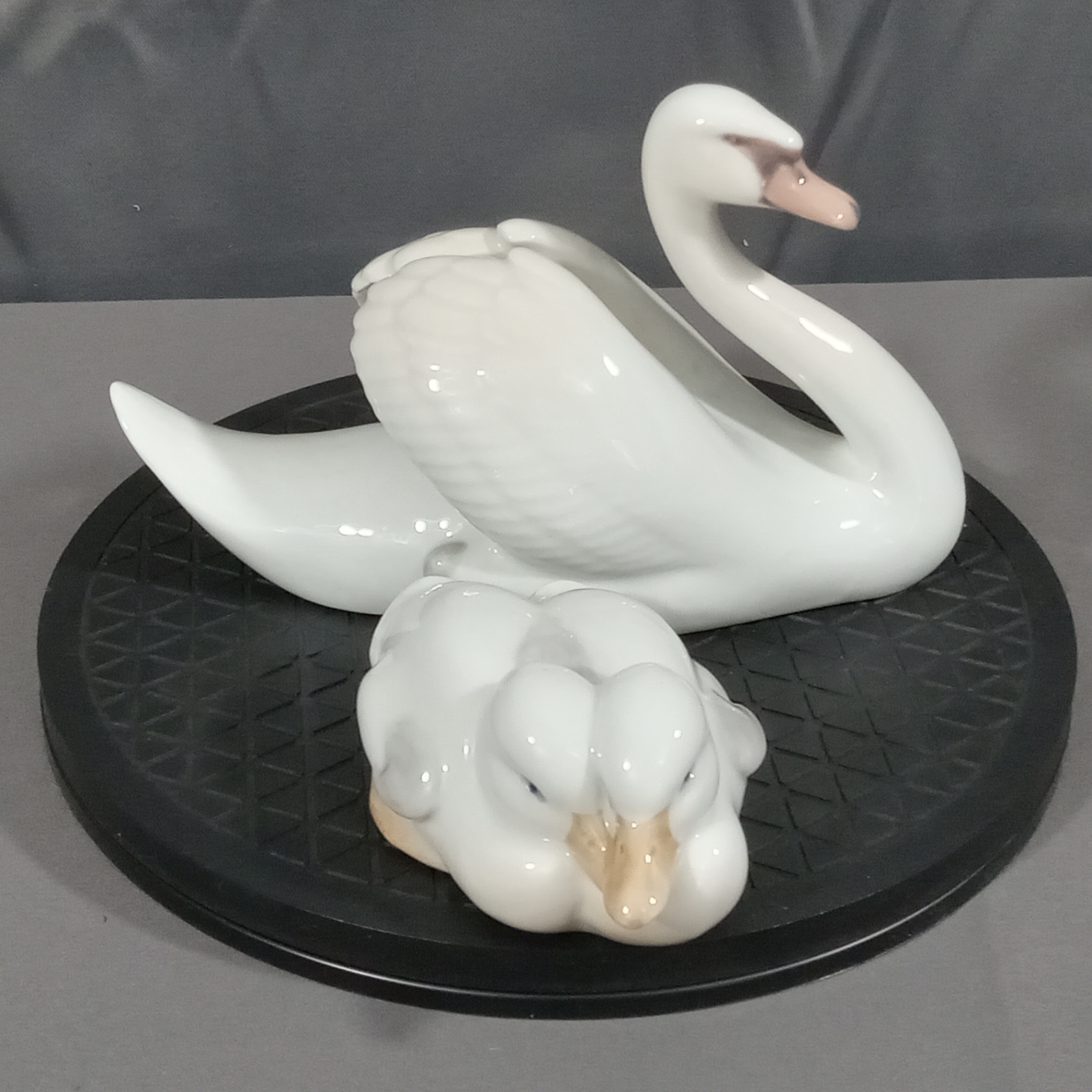 Royal Copenhagen Swan & Ducks Figurines - image 1 of 9