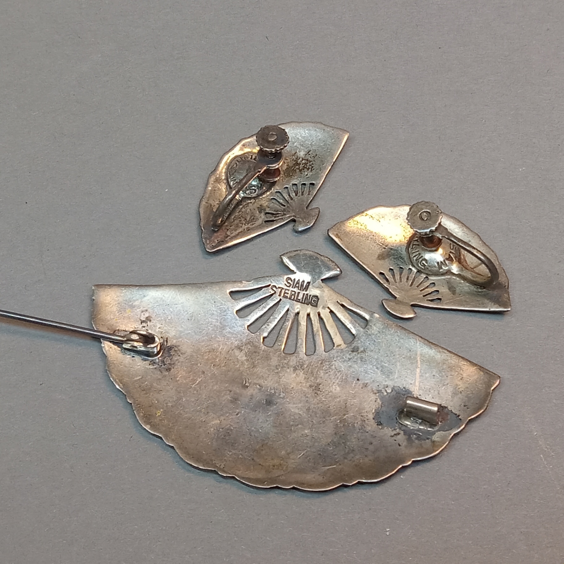 Vintage Siam Sterling Jewelry (32dwt) - image 9 of 18