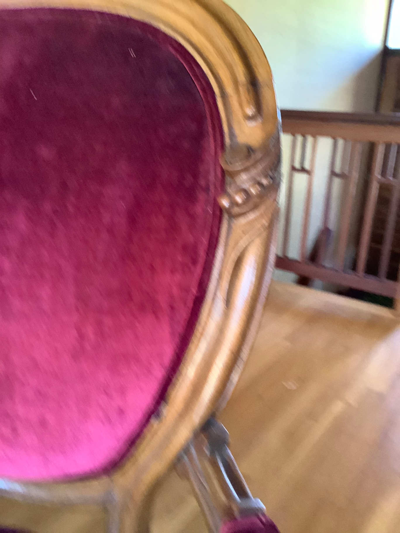 Antique Settee and Chair - image 10 of 11