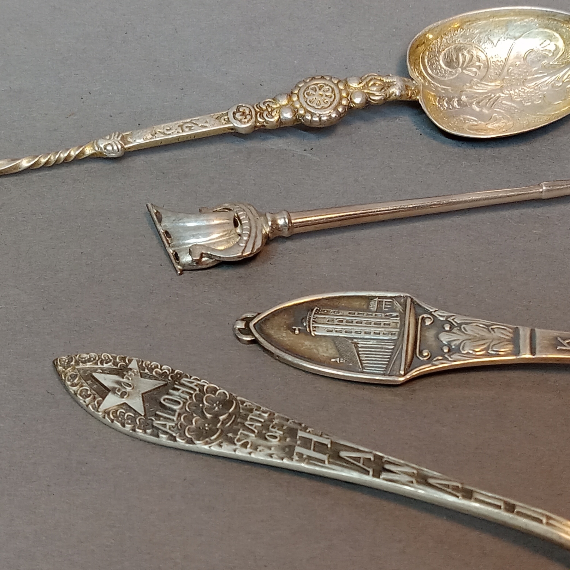 Sterling Souvenir Tea Spoons (63+dwt) - image 8 of 15