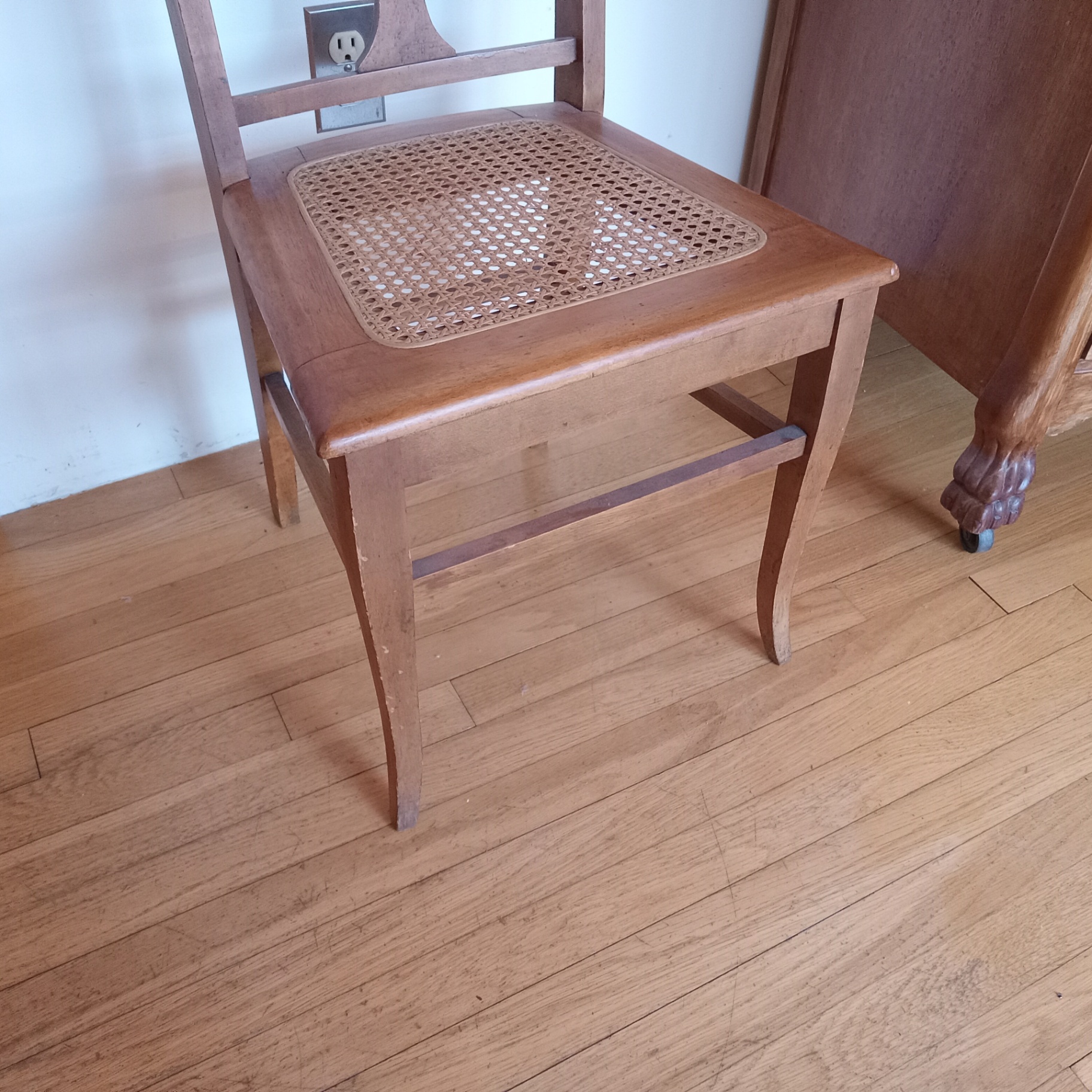 Antique Vanity/Dresser w/Mirror and Chair - image 30 of 32