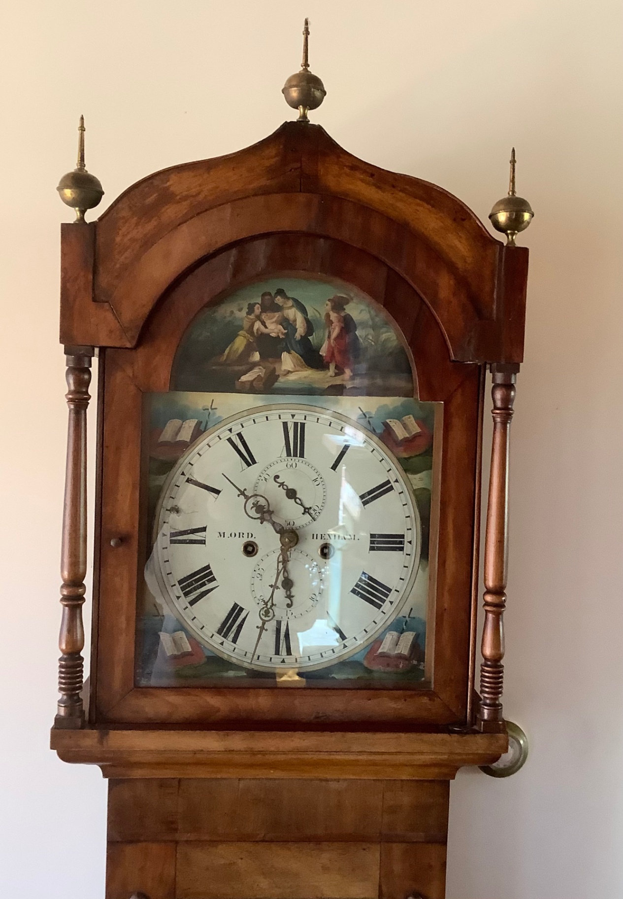 Antique Matthew Ord English Longcase Clock - image 3 of 10