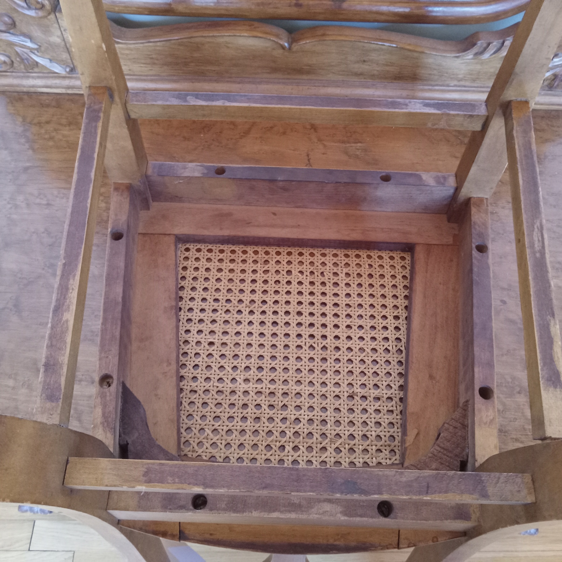Antique Vanity/Dresser w/Mirror and Chair - image 32 of 32
