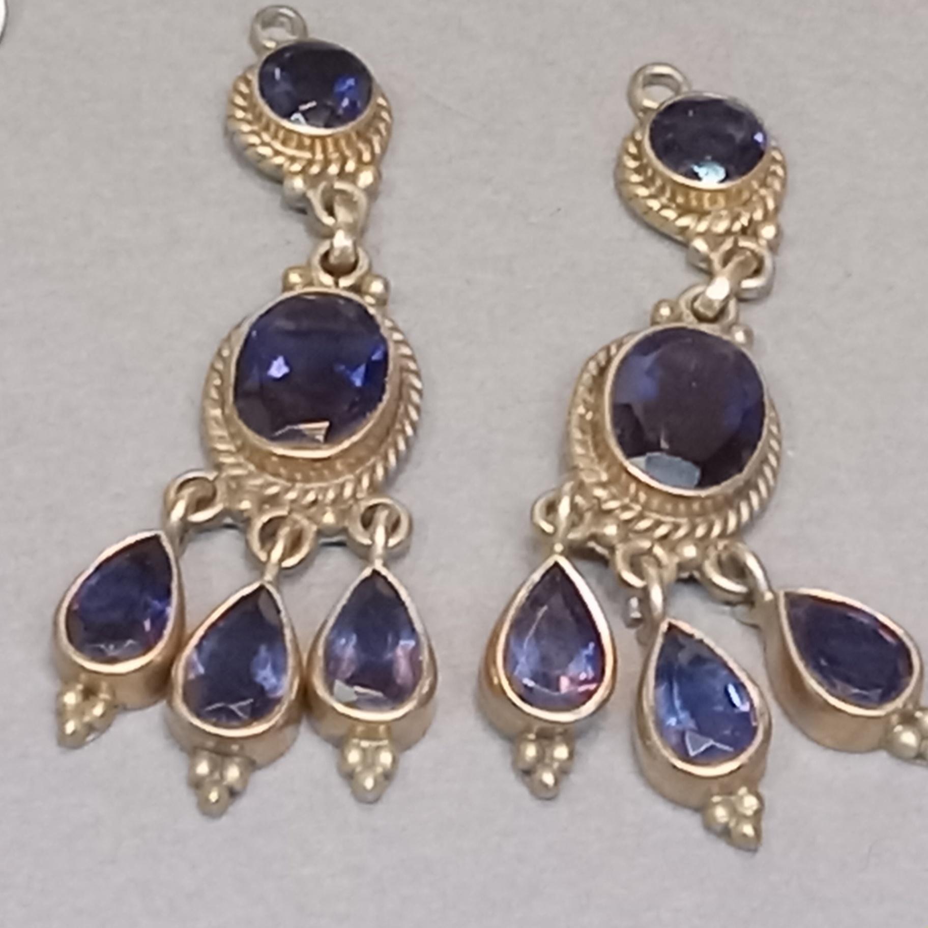 Sterling & Blue Stone Jewelry (39+dwt) - image 10 of 22