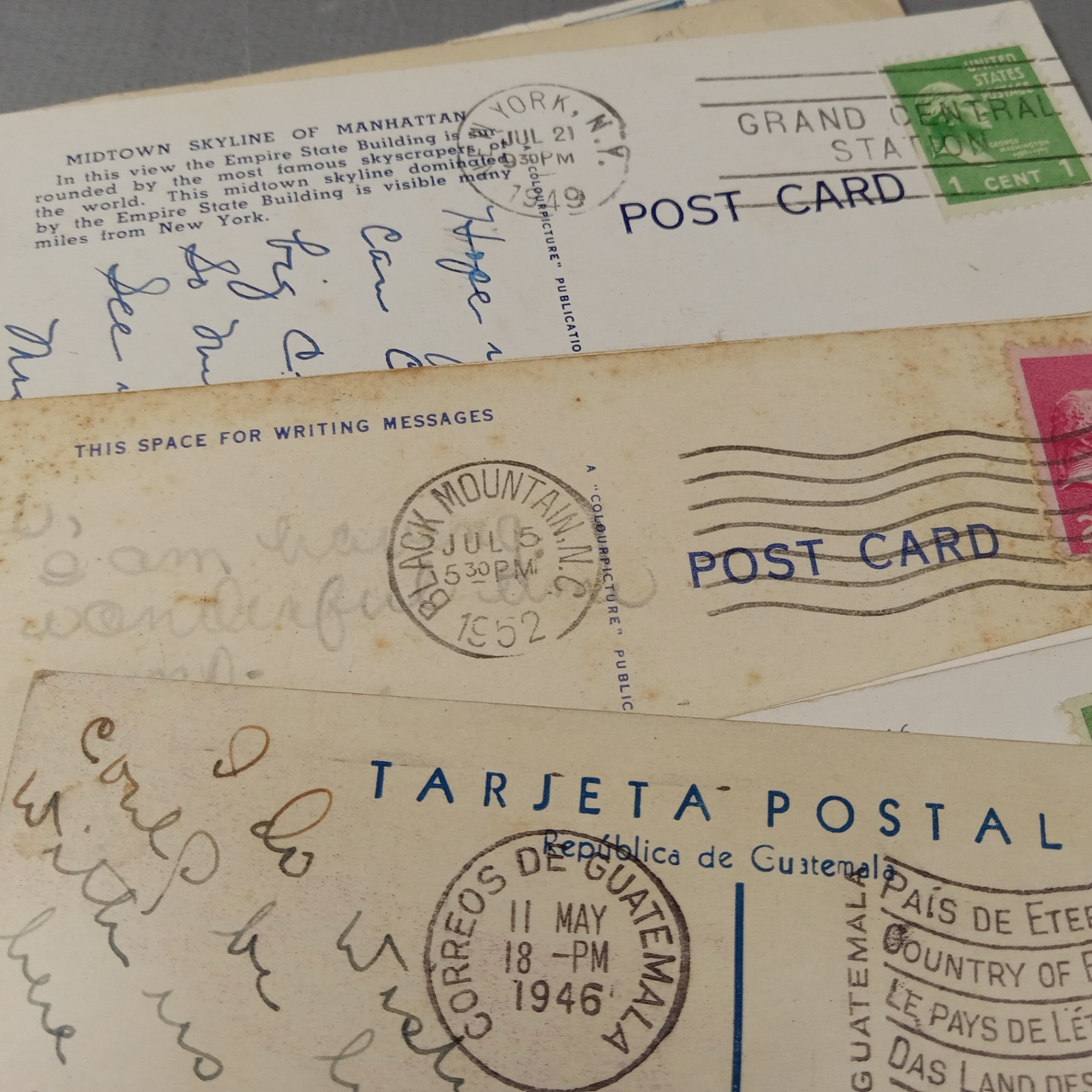 Vintage Postcards & Uneeda Biscuit Tin - image 4 of 18