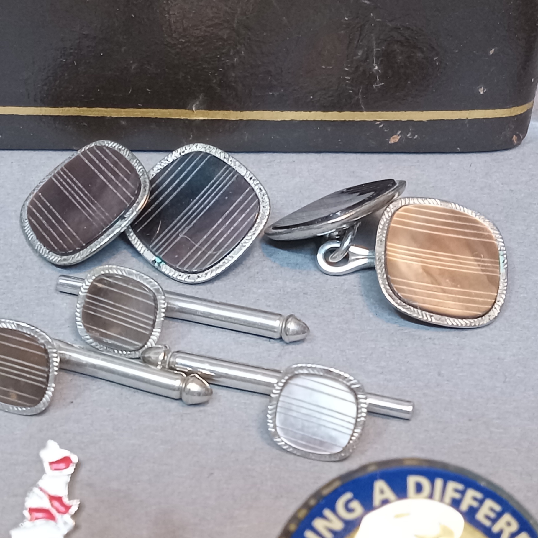 Vintage Sterling & More Men's Jewelry (9+dwt) - image 12 of 20