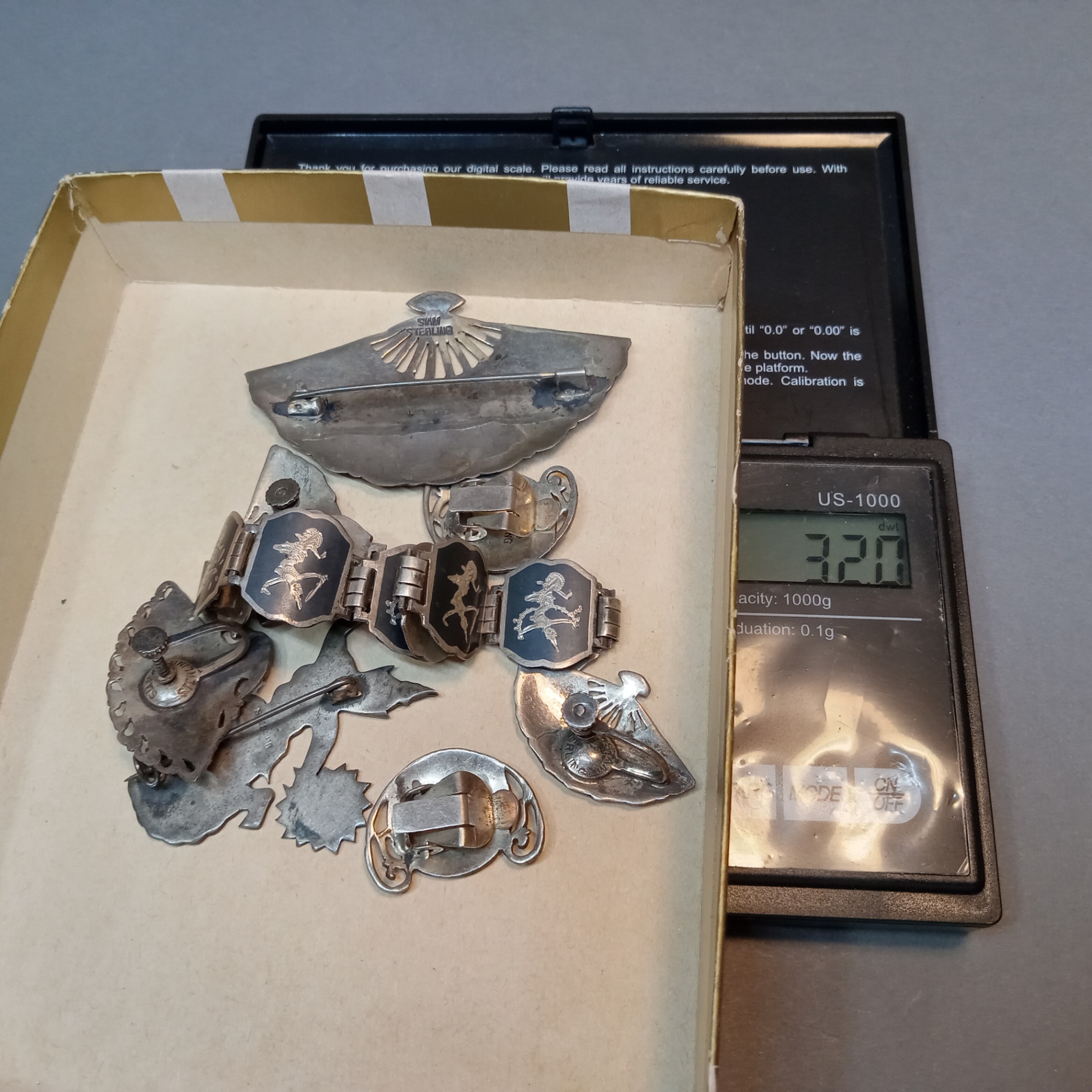 Vintage Siam Sterling Jewelry (32dwt) - image 18 of 18