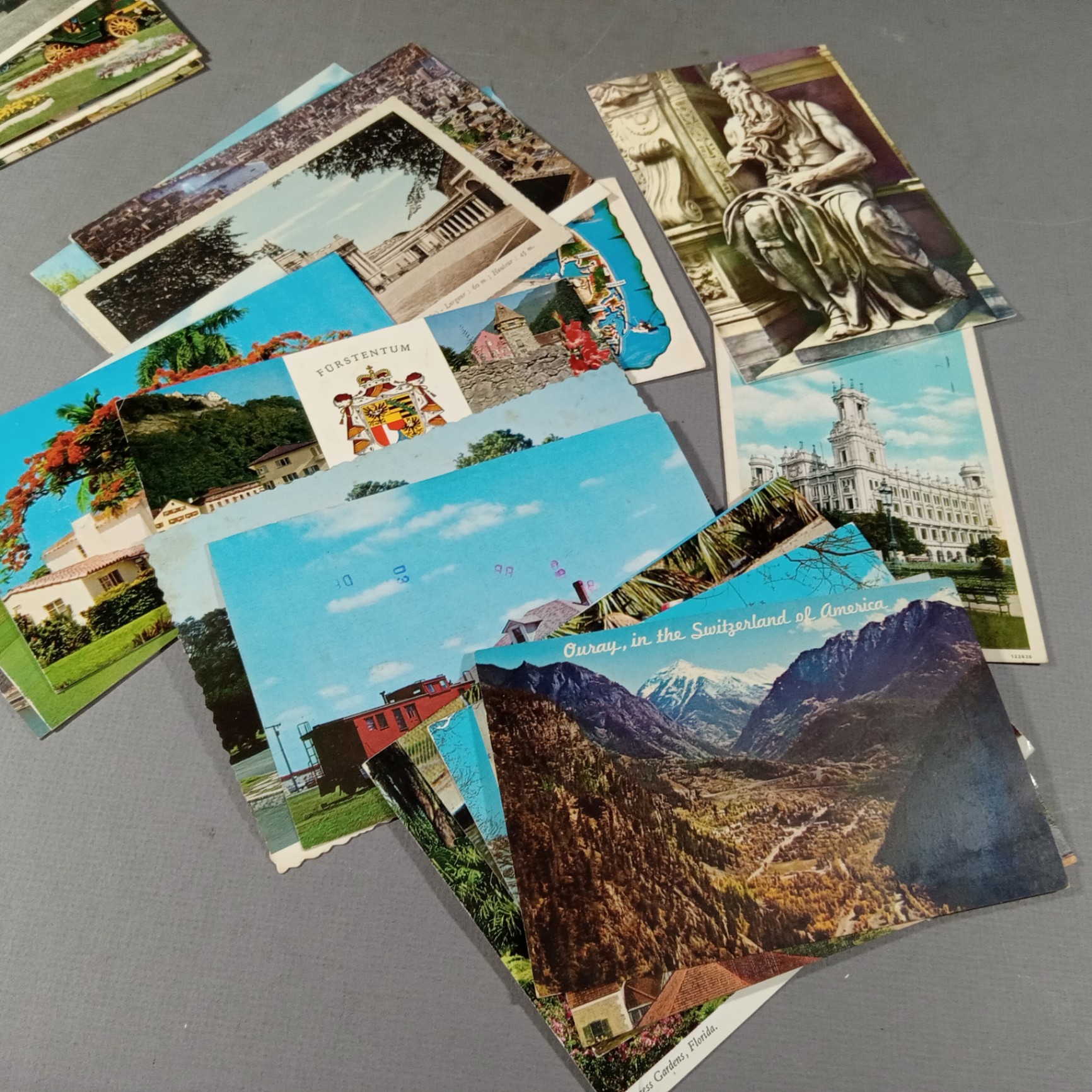Vintage Postcards & Uneeda Biscuit Tin - image 5 of 18