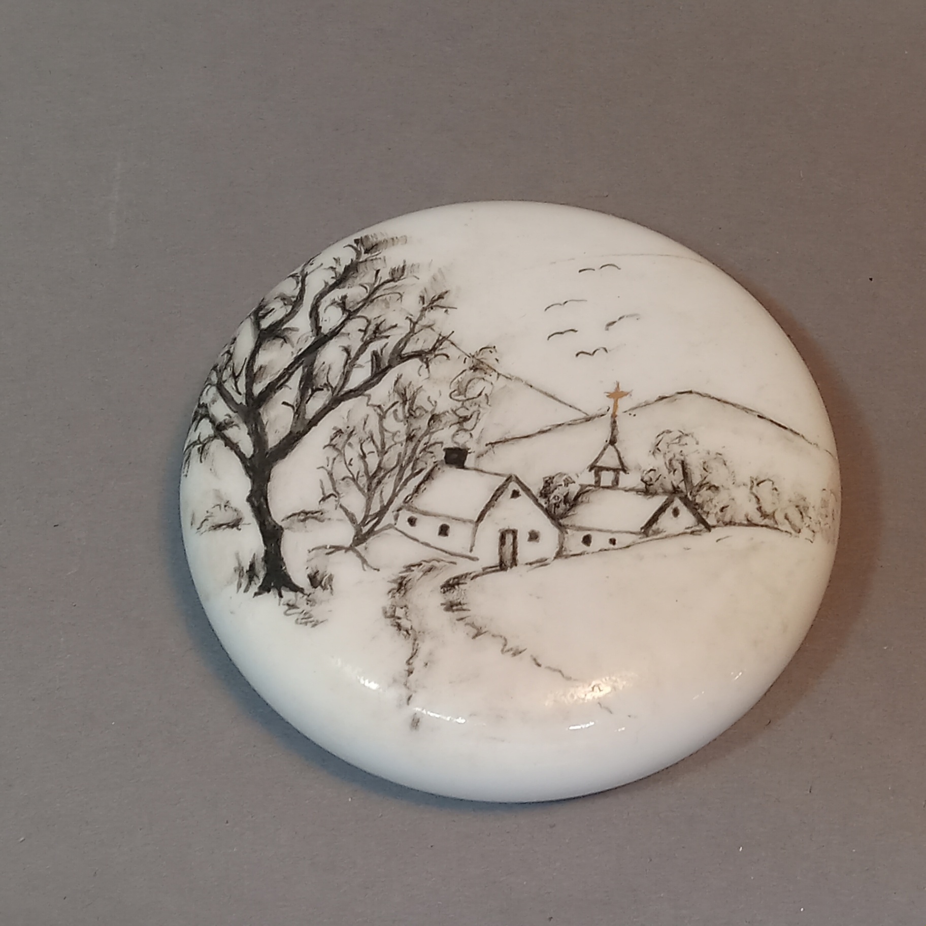 Mid-Century Hand Painted Vanity Ceramics - image 14 of 15