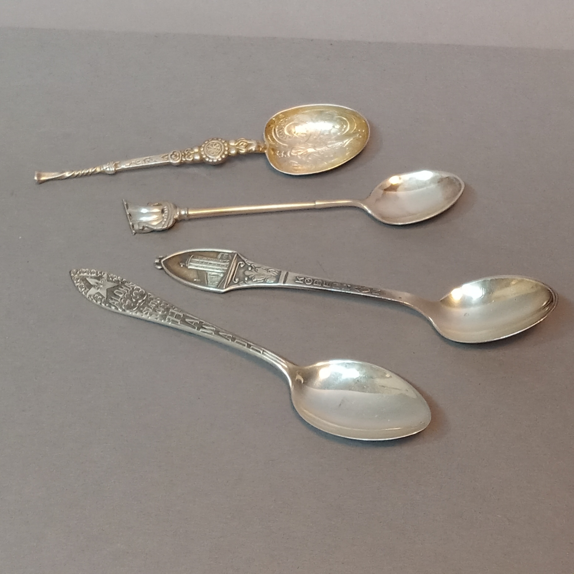 Sterling Souvenir Tea Spoons (63+dwt) - image 7 of 15