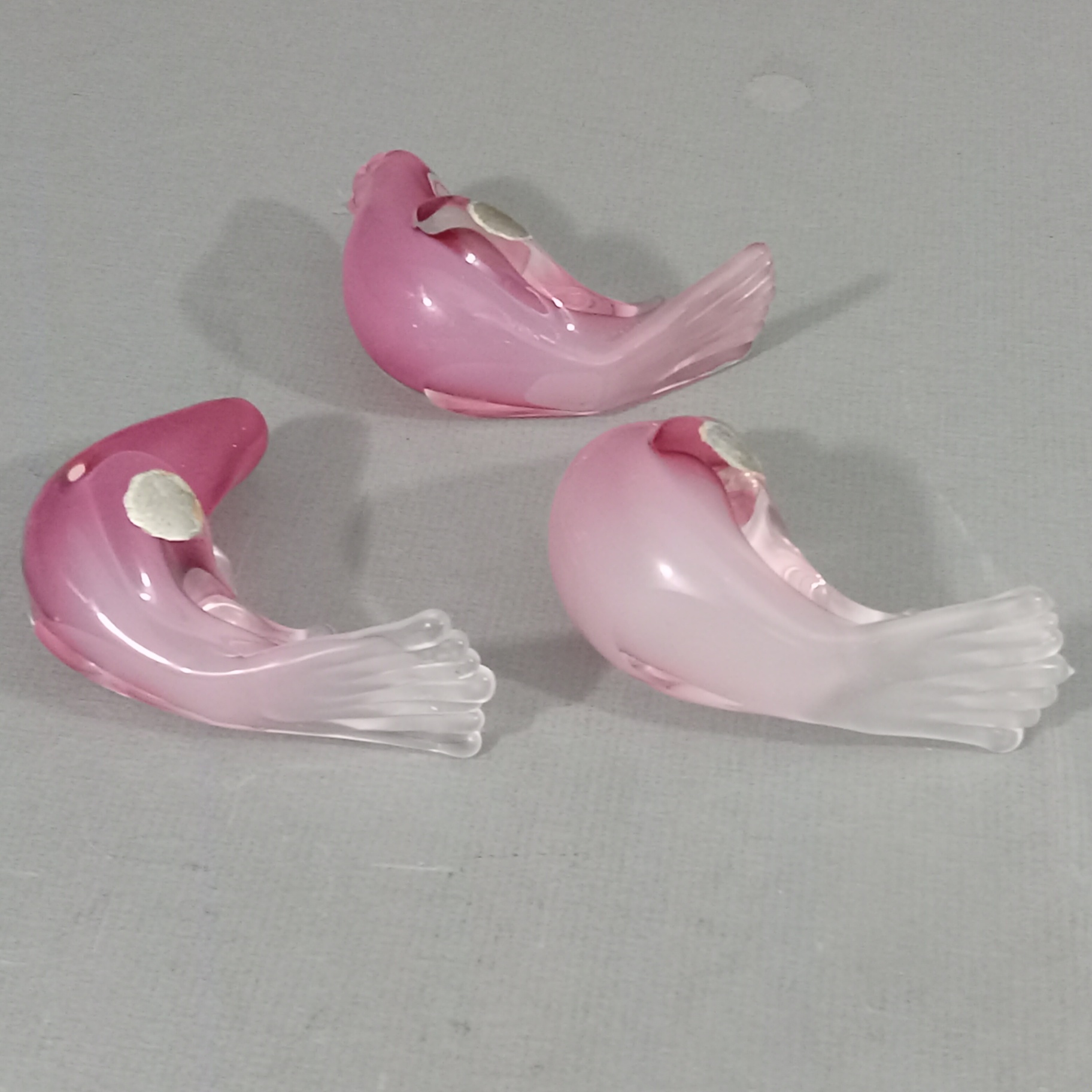 Vintage Murano Pink Glass Birds - image 8 of 9