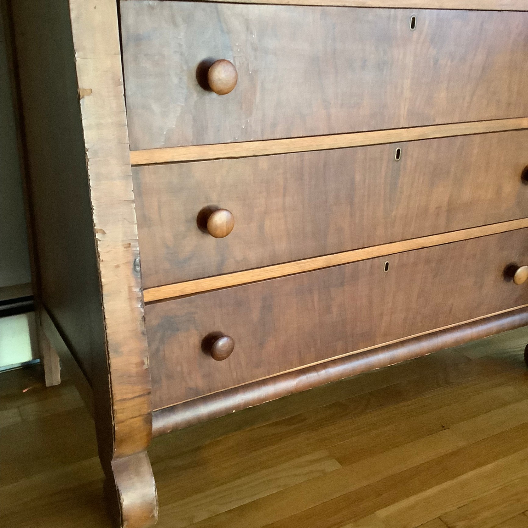 Antique Chest of Drawers - image 4 of 5