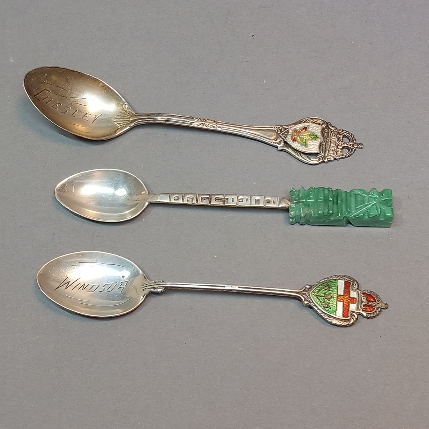 Sterling Souvenir Tea Spoons (63+dwt) - image 2 of 15