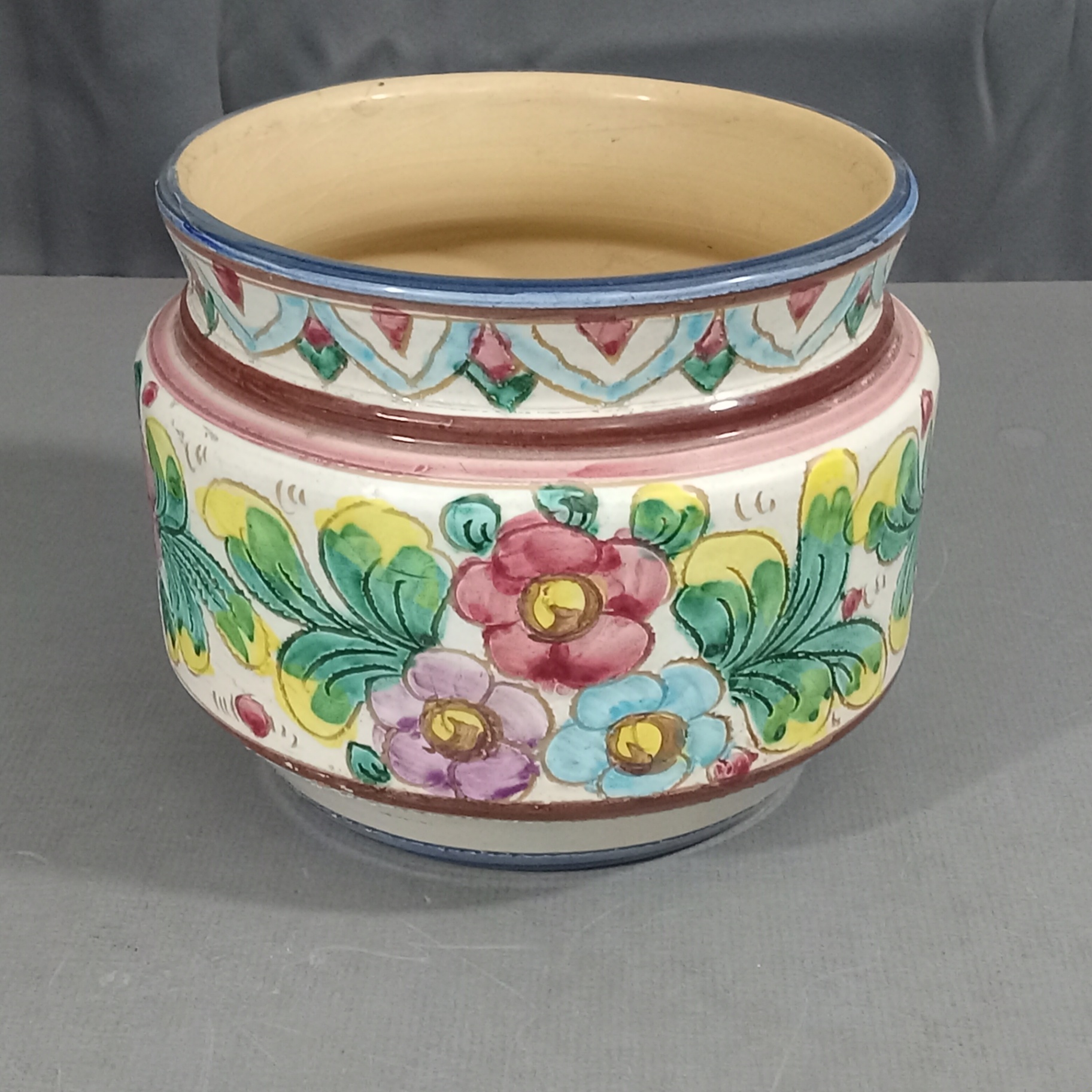 Floral Handpainted Pottery - image 10 of 14