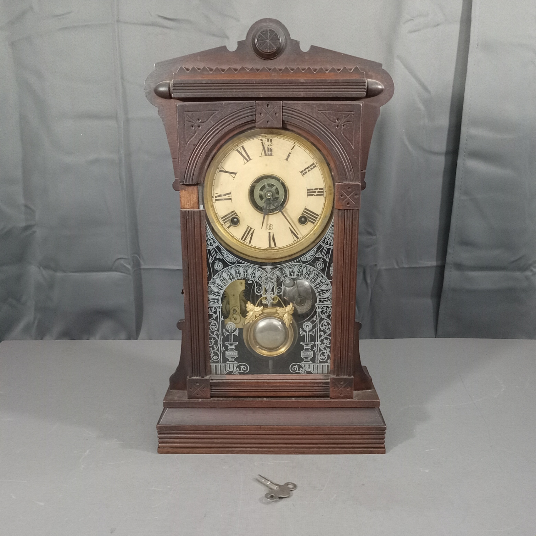 Antique Mantle Clock - image 1 of 11