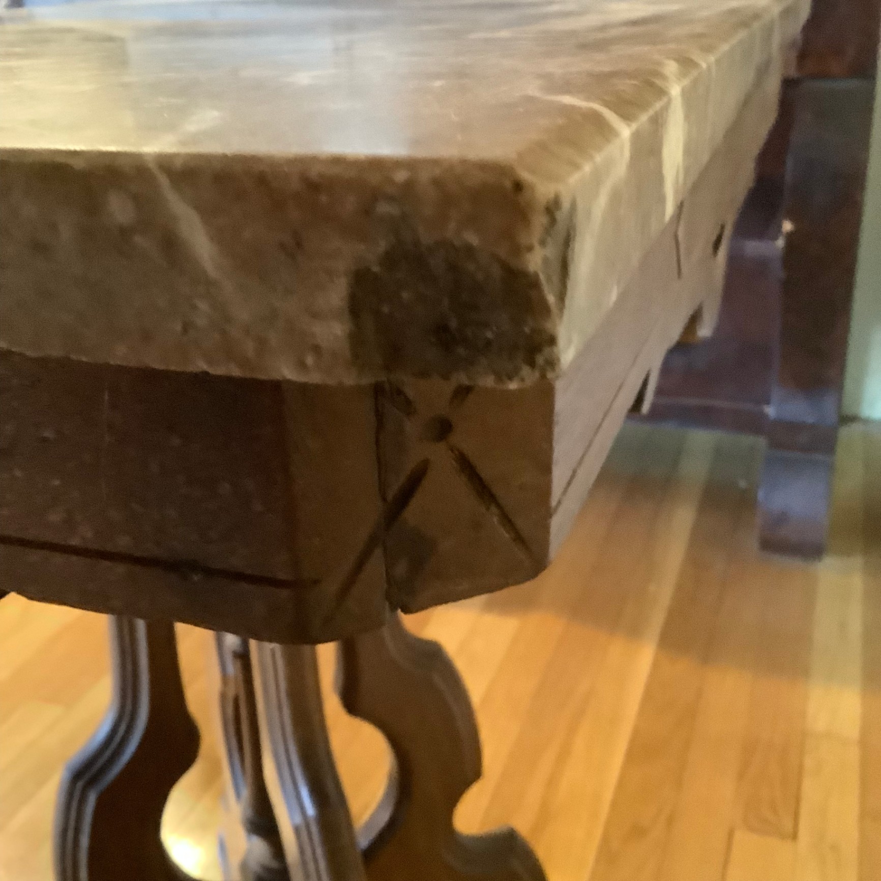 Antique Marble Side / Occasional Table - image 4 of 9