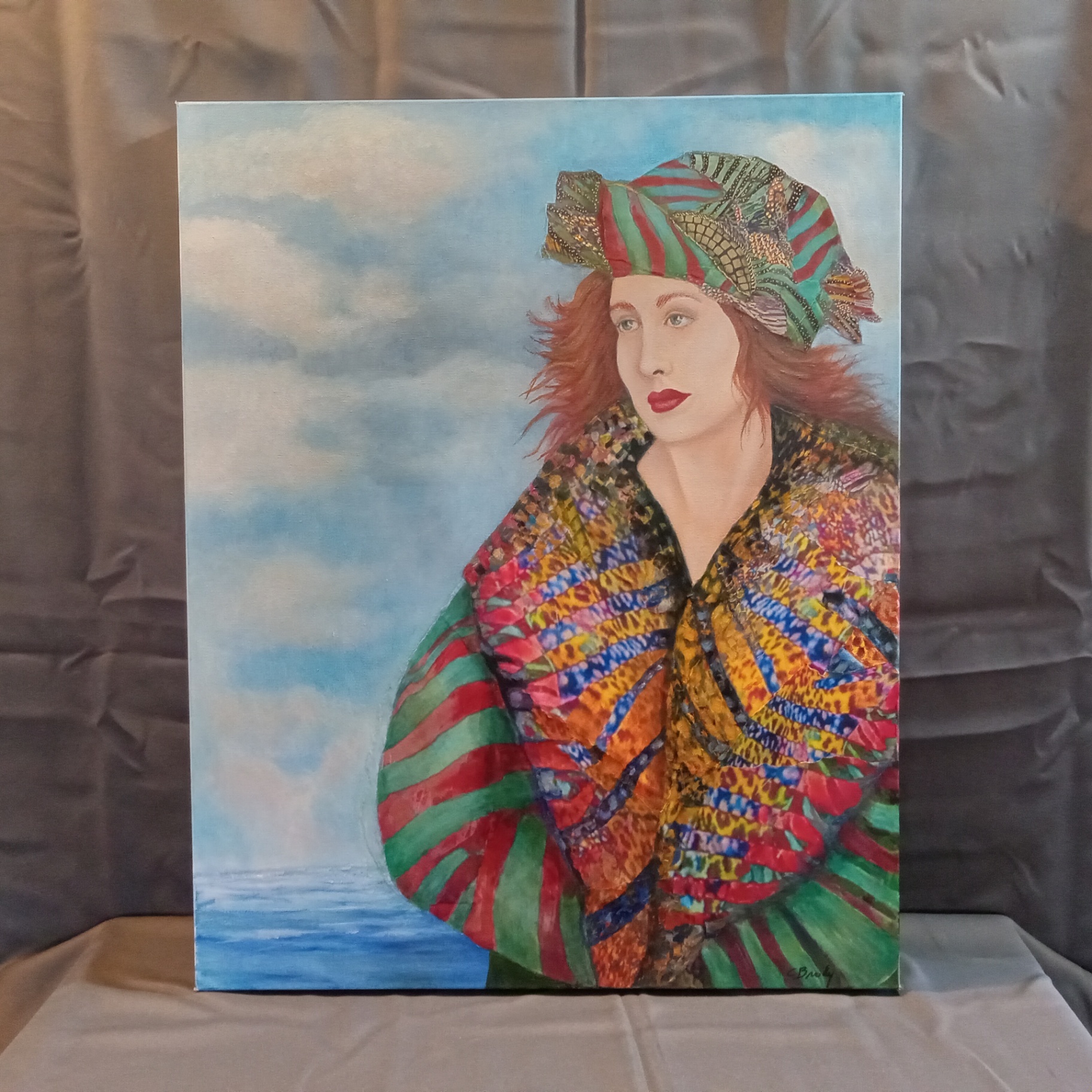 Cynthia Moskowitz Brody Original Canvas Art - image 1 of 7